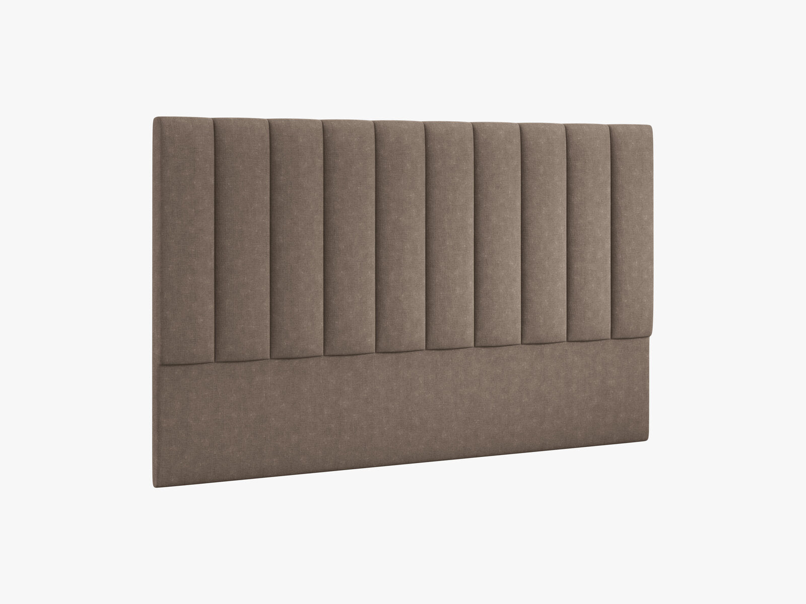 Micadoni Marl Polster-Kopfteil Strukturierter Stoff Liberty Cappuccino 200x120