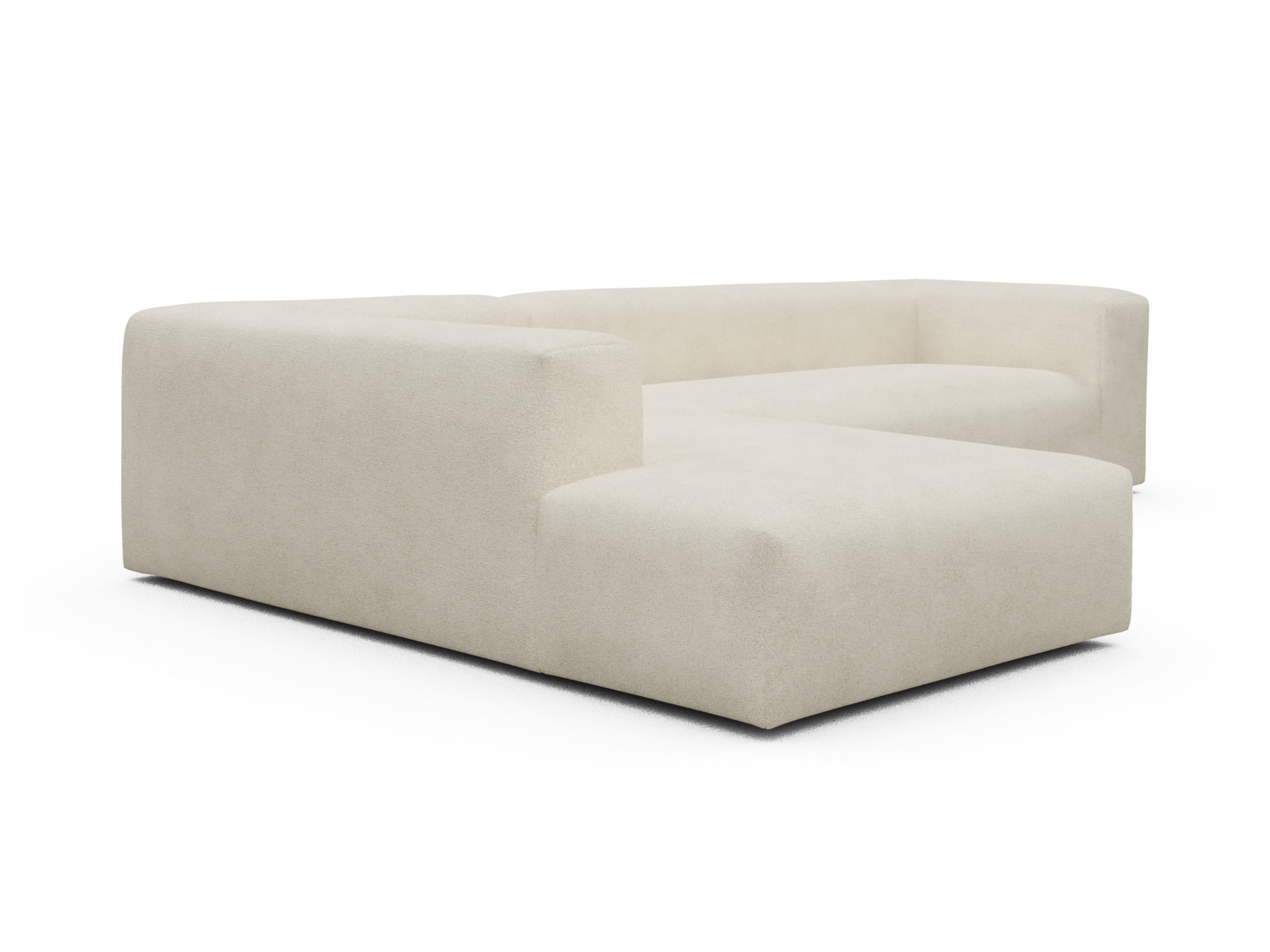 Skandi Home Ecksofa Fred Relax-Ecke links mit 2,5-Sitzer Boucle-Off-White moebelfaktor