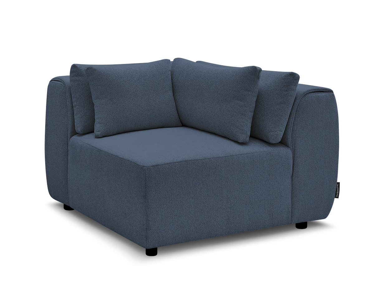 Bobochic Jana Eckmodul Melange-Stoff Blau