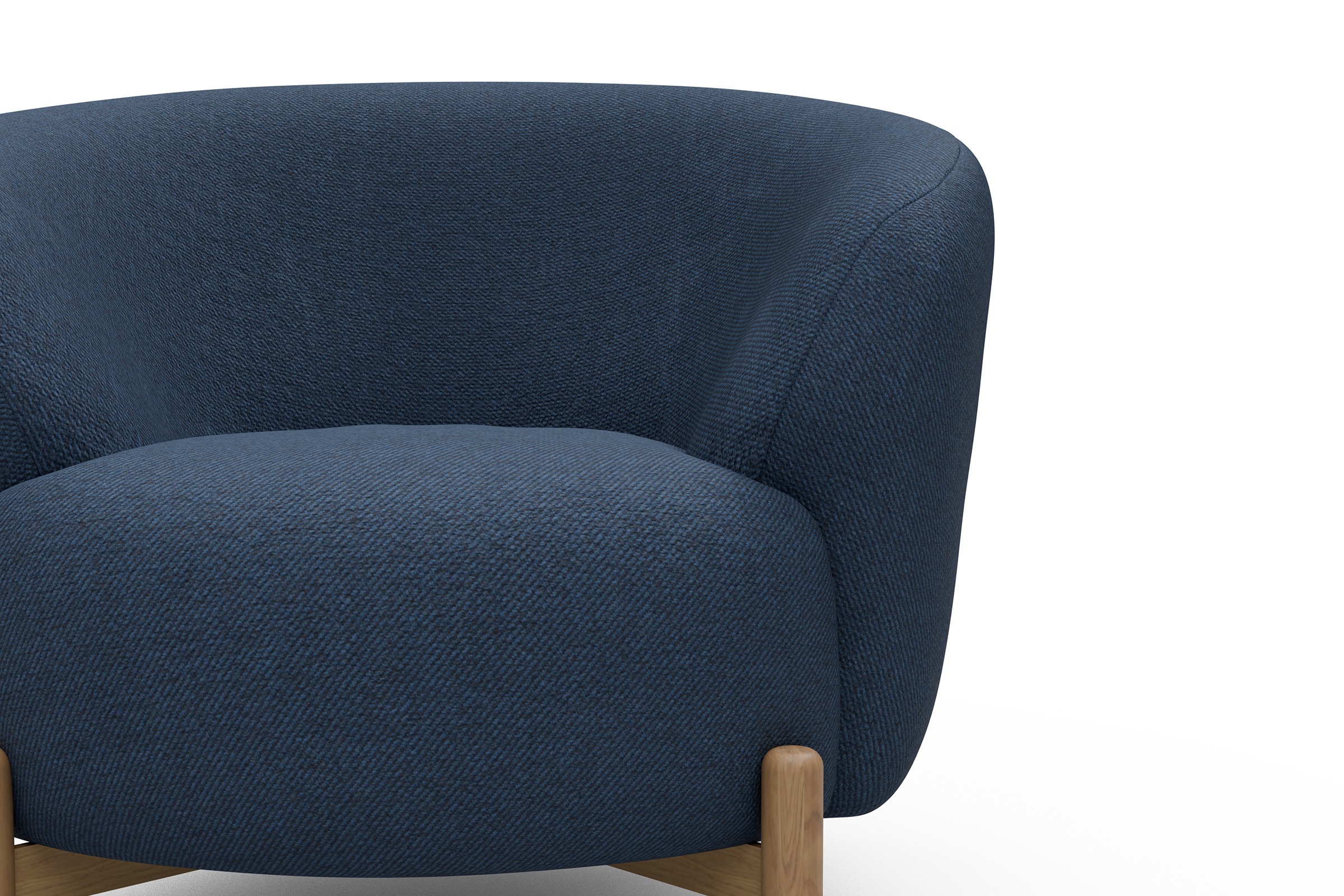Sessel Ronda Holzbeine Eiche Natur Weda-Blue