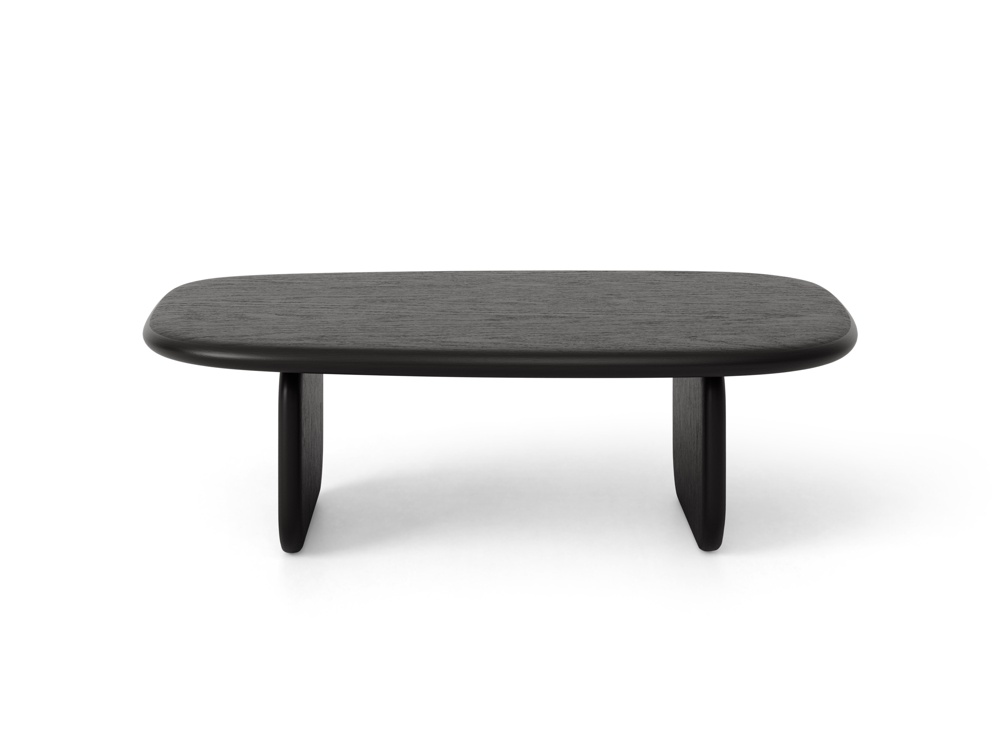 Cosmopolitan Design Couchtisch Sora 110 x 80 cm Schwarze Eiche