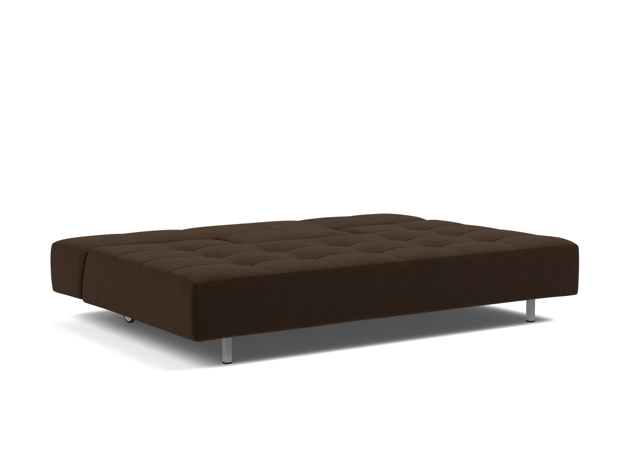 Schlafsofa Long Horn D.E.L. Strukturierter Stoff Taura 358-Chocco