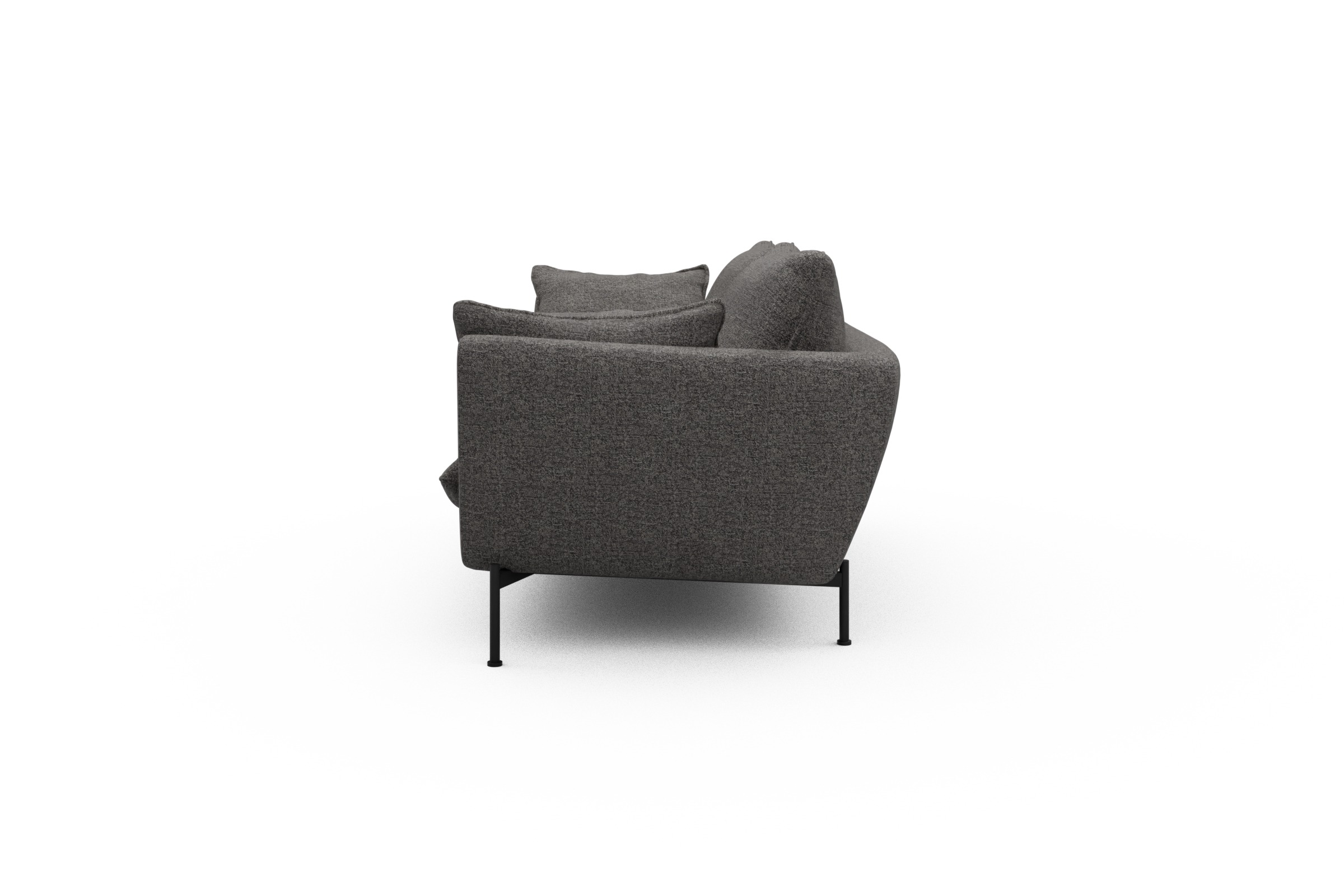 Sofa Anton 2-Sitzer Carreno-Salt-and-Pepper