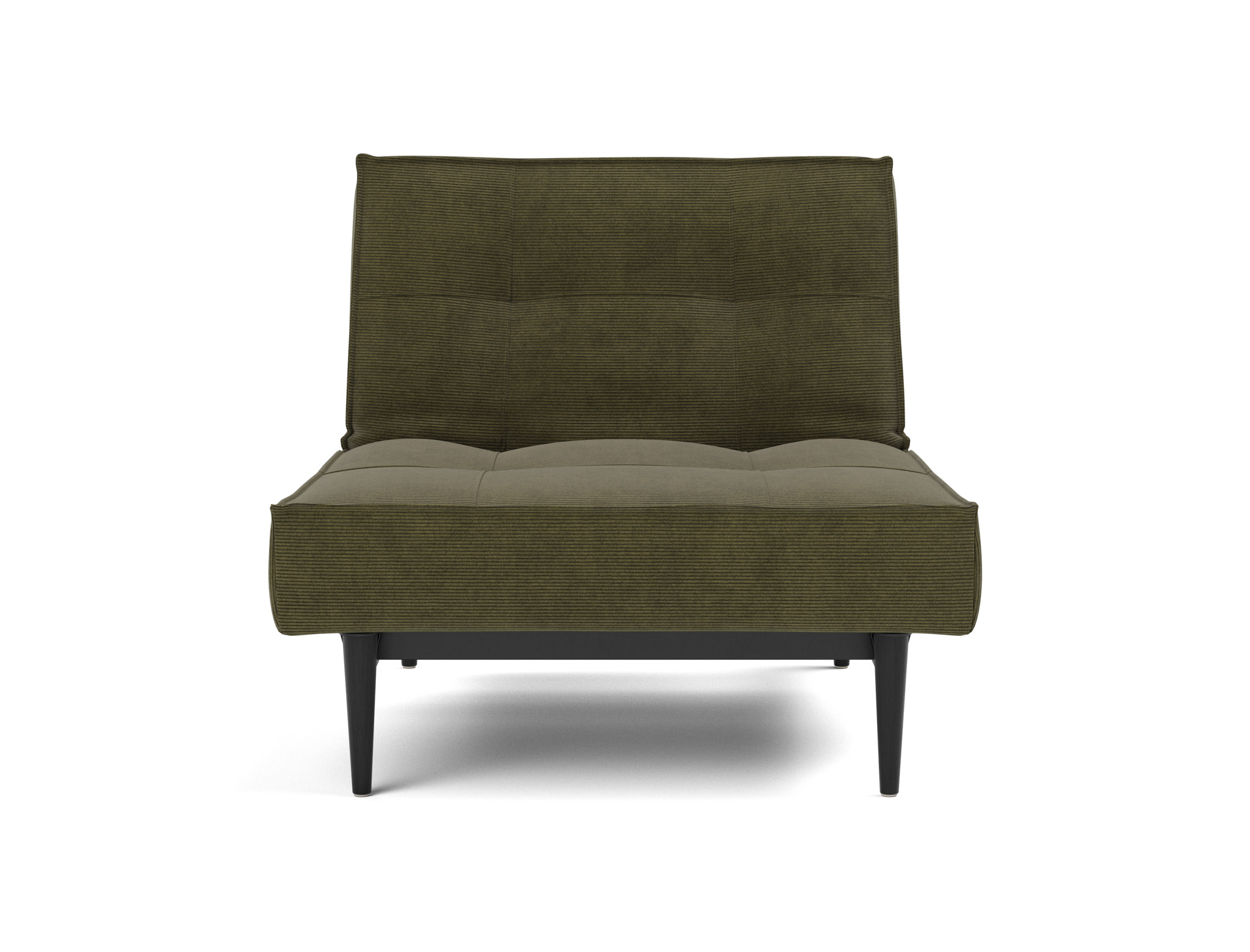 Sessel Splitback Kord Cordufine 316-Pine-Green Beine Styletto Eiche schwarz