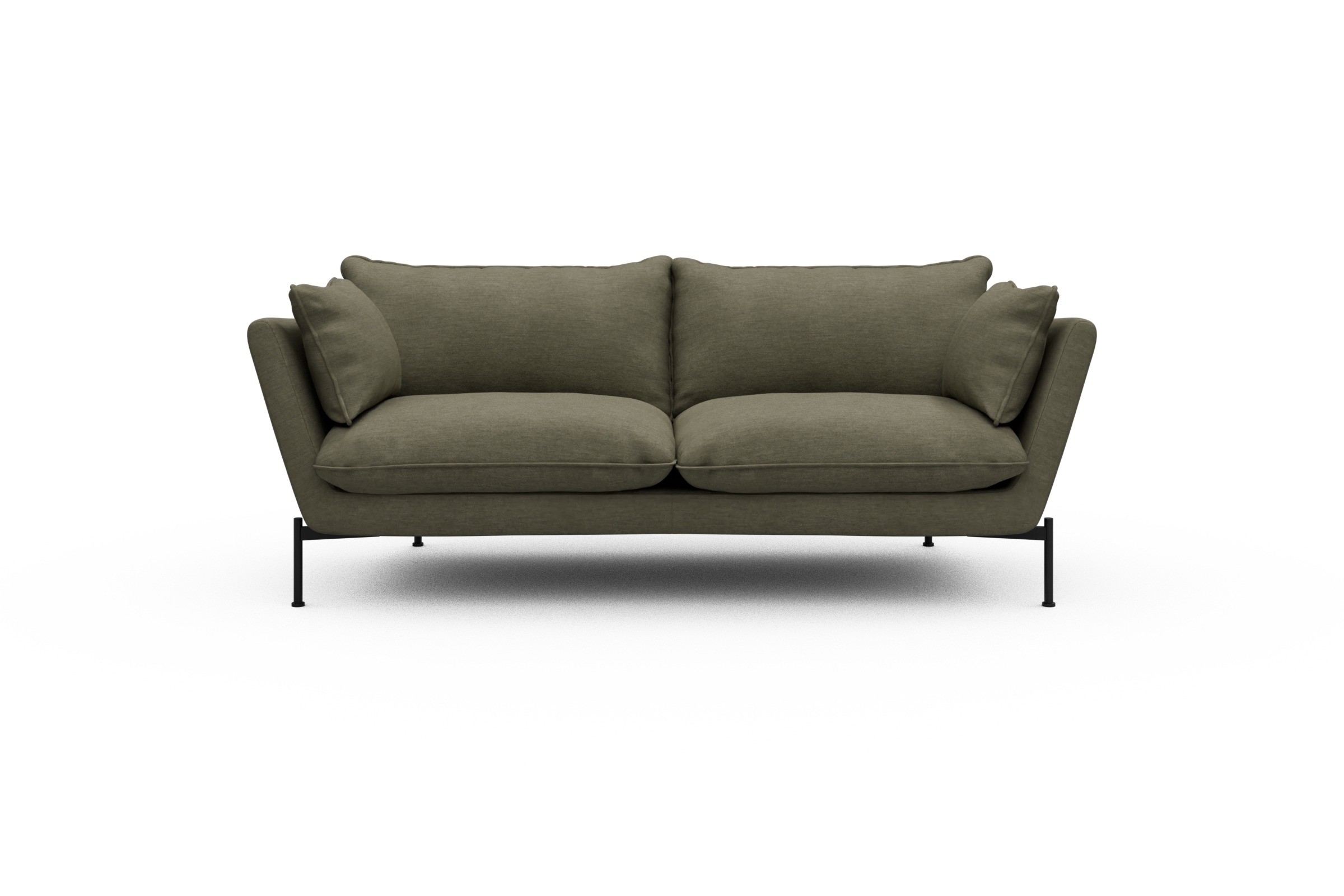 Skandi Home Sofa Anton PREMIUM 2-Sitzer Vivus-Dusty-Olive moebelfaktor