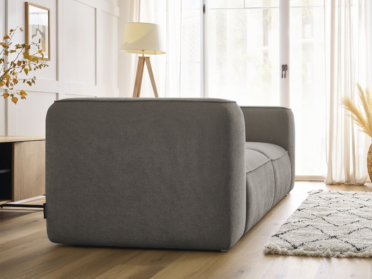 Bobochic Zephyr Sofa 2-Sitzer Strukturstoff Taupe