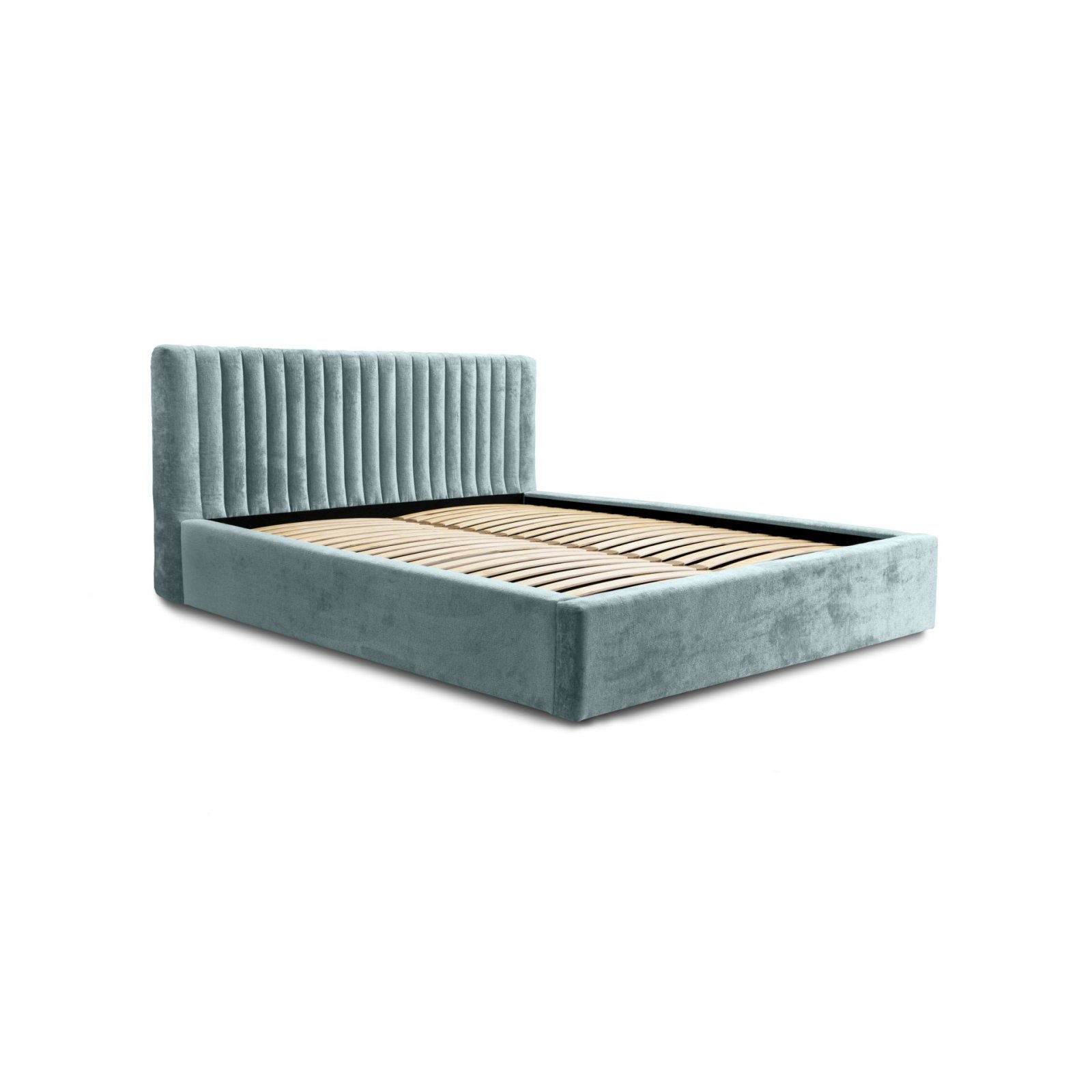 Polsterbett Velo-I Chenille 160x200 mit Holzrahmen Perfect Harmony 72