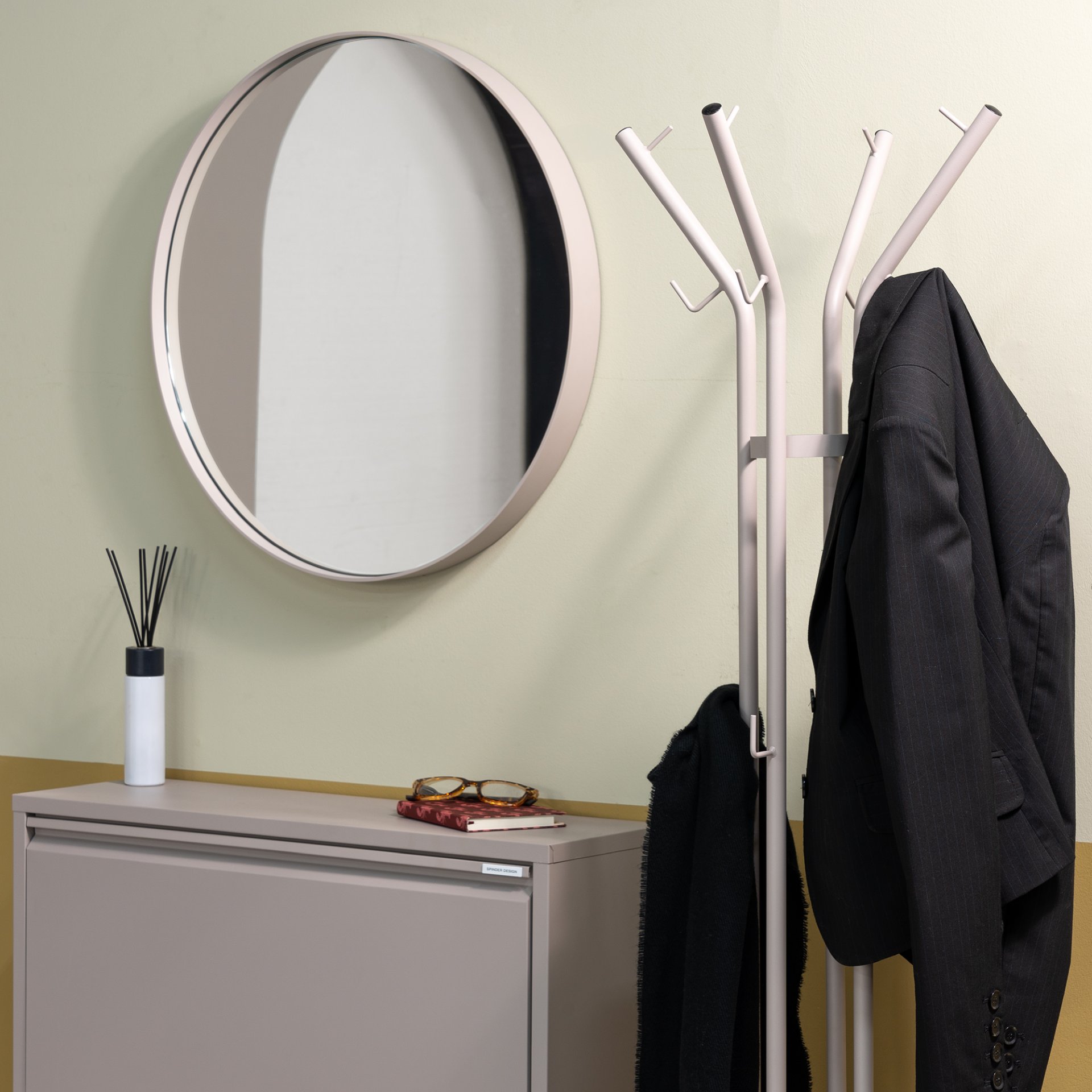 Spinder Design Garderobenständer Charly Silky Taupe