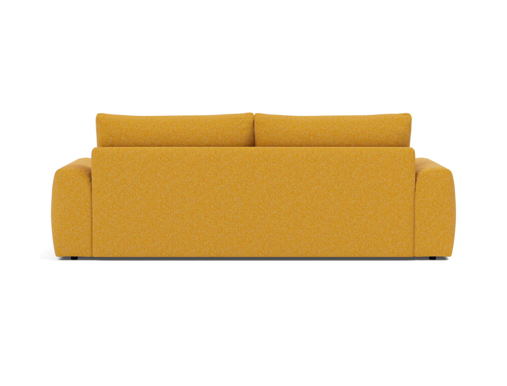 Schlafsofa Norum mit Chunky-Armlehnen Boucle Skandi 536-Ochre
