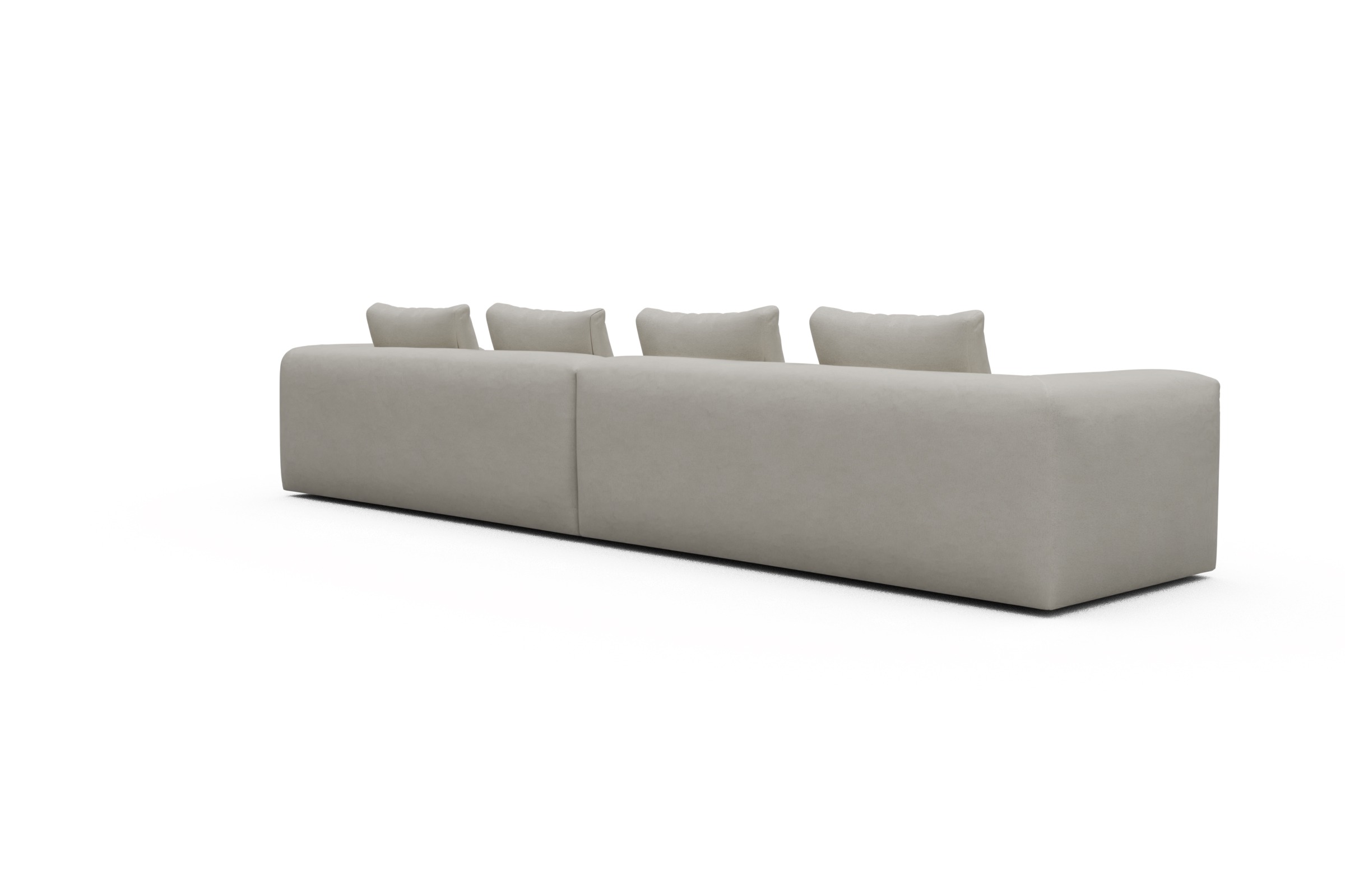 Sofa Modulares XXL Sofa Fred 5-Sitzer Denari-Clean-Beige