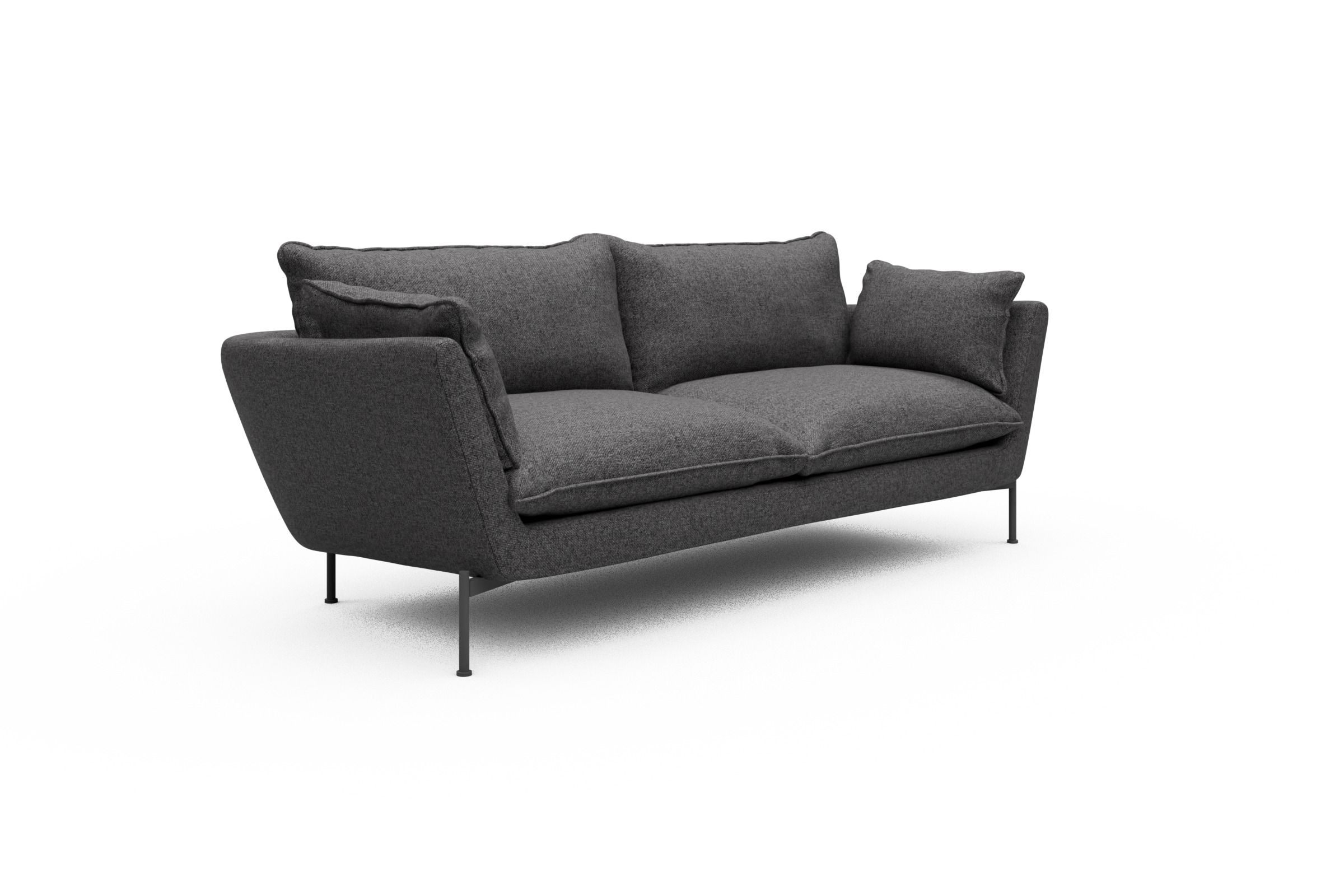 Sofa Anton PREMIUM 3-Sitzer Sama-Antracite