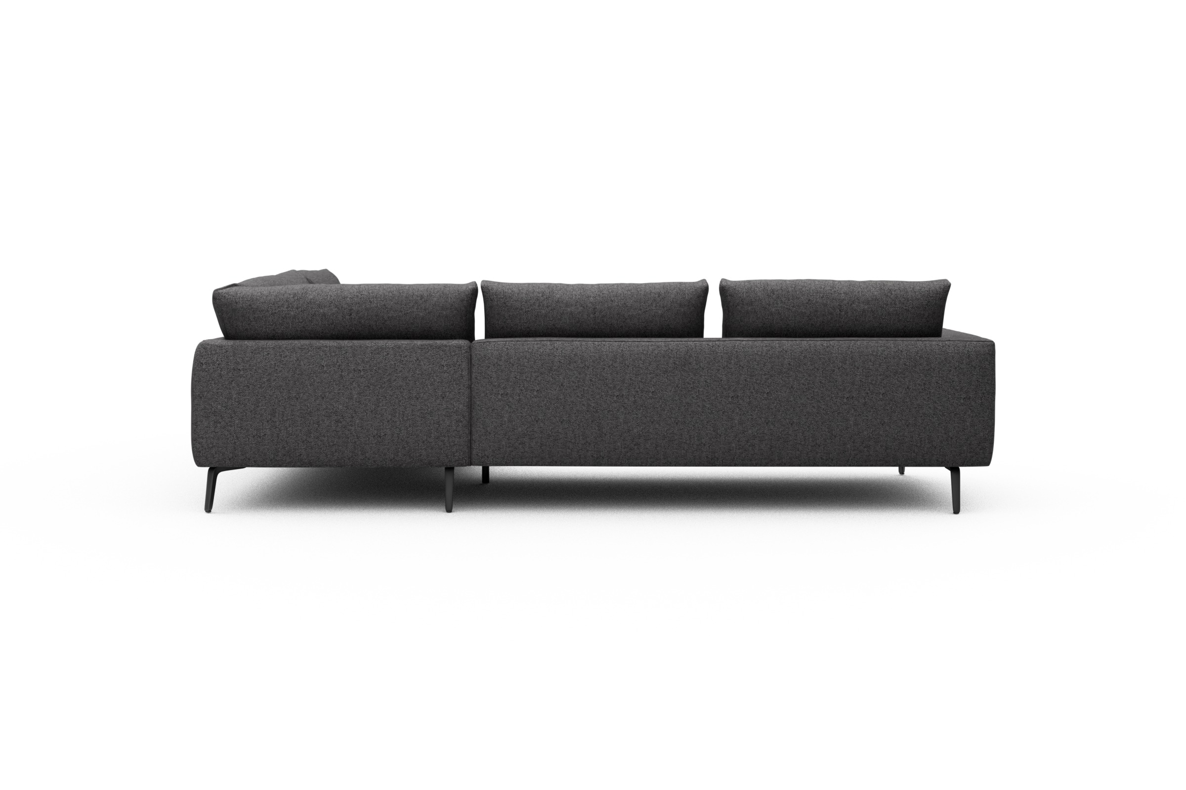 Ecksofa Karl Relax-Ecke rechts mit 2,5-Sitzer Sama-Antracite