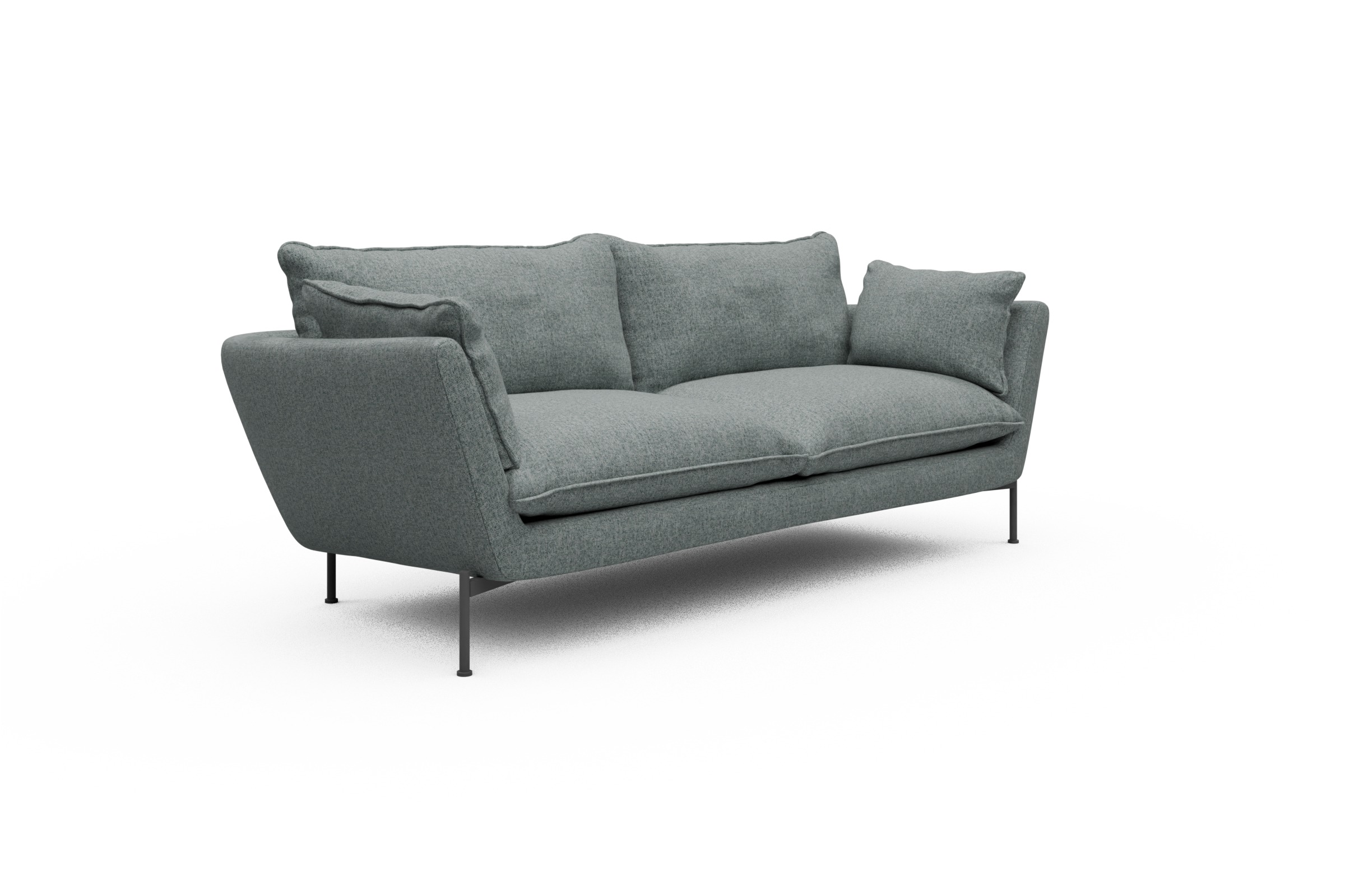 Sofa Anton PREMIUM 3-Sitzer Casone-Light-Mixed-Green