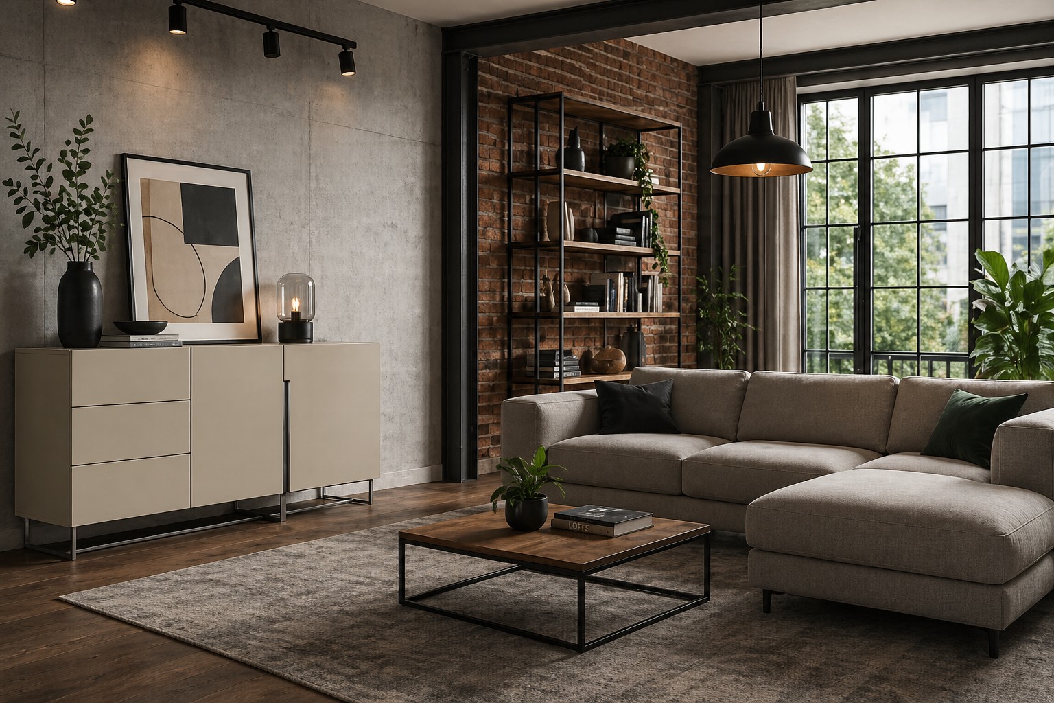 Livin Hill Sideboard Hudson Sandfarben