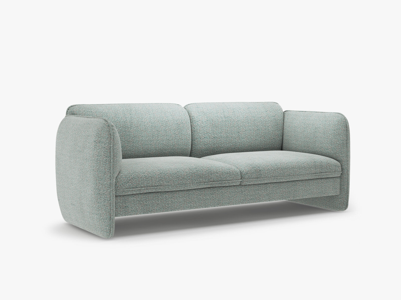 Micadoni Georgia Sofa 3-Sitzer Chenille SILENCIO Gedämpftes Blau