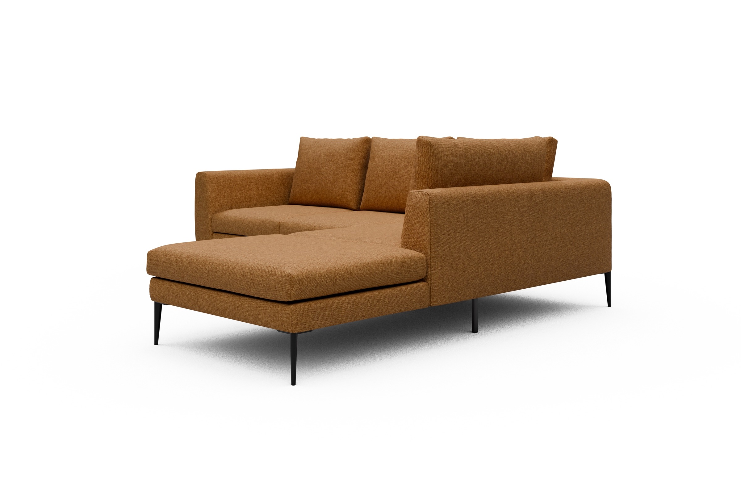 Ecksofa Paul Relax-Ecke rechts mit 2-Sitzer Sama-Cur