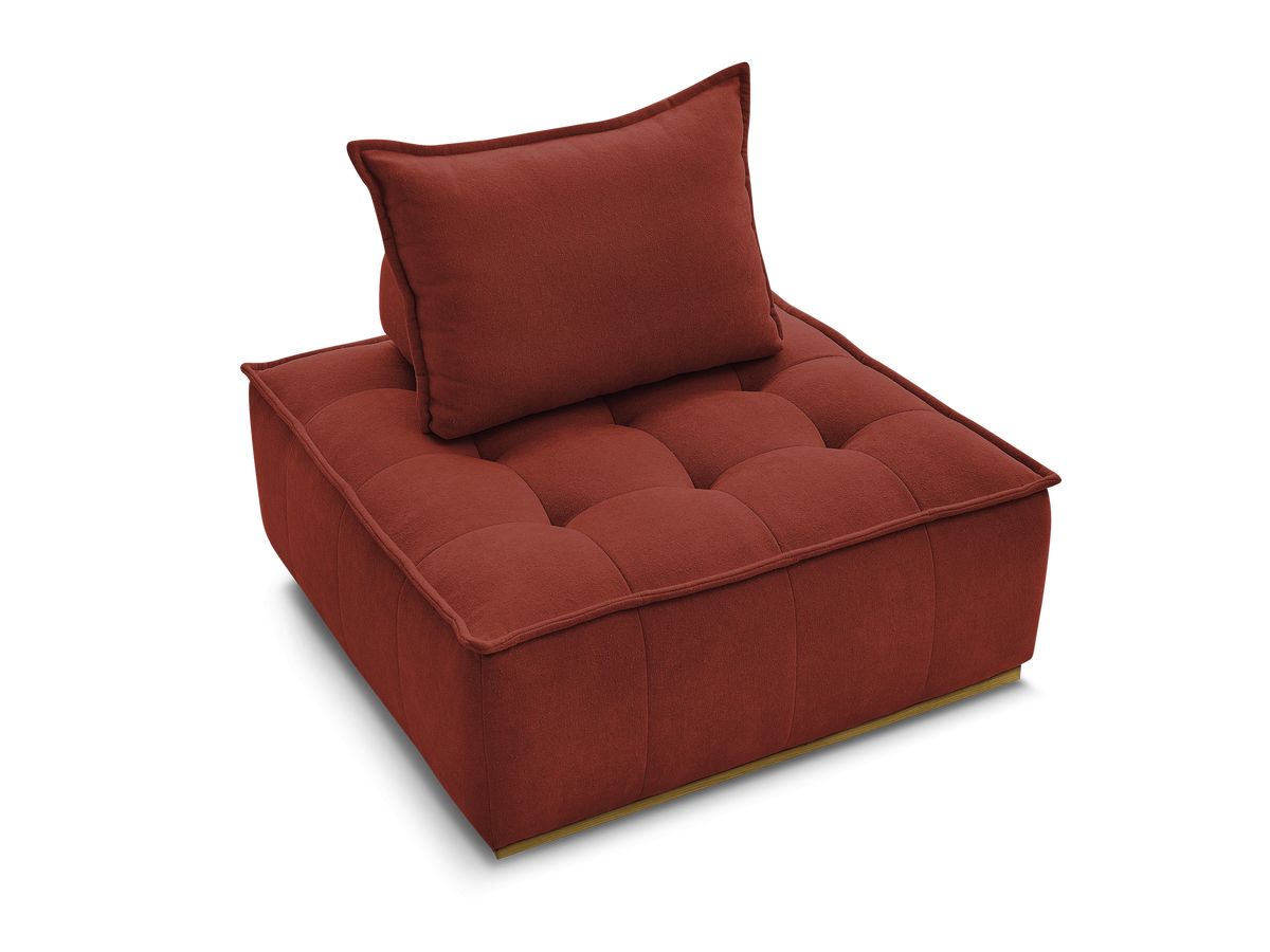 Bobochic Elisa Sofamodul 1-Sitzer Strukturstoff Orange