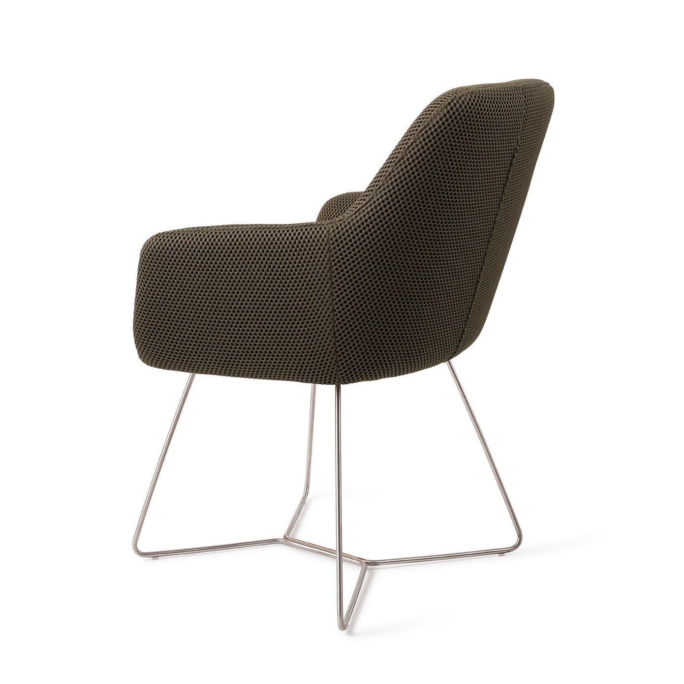 Jesper Home Esszimmerstuhl Hiroo Jungle-Jewel Beehive Stahl