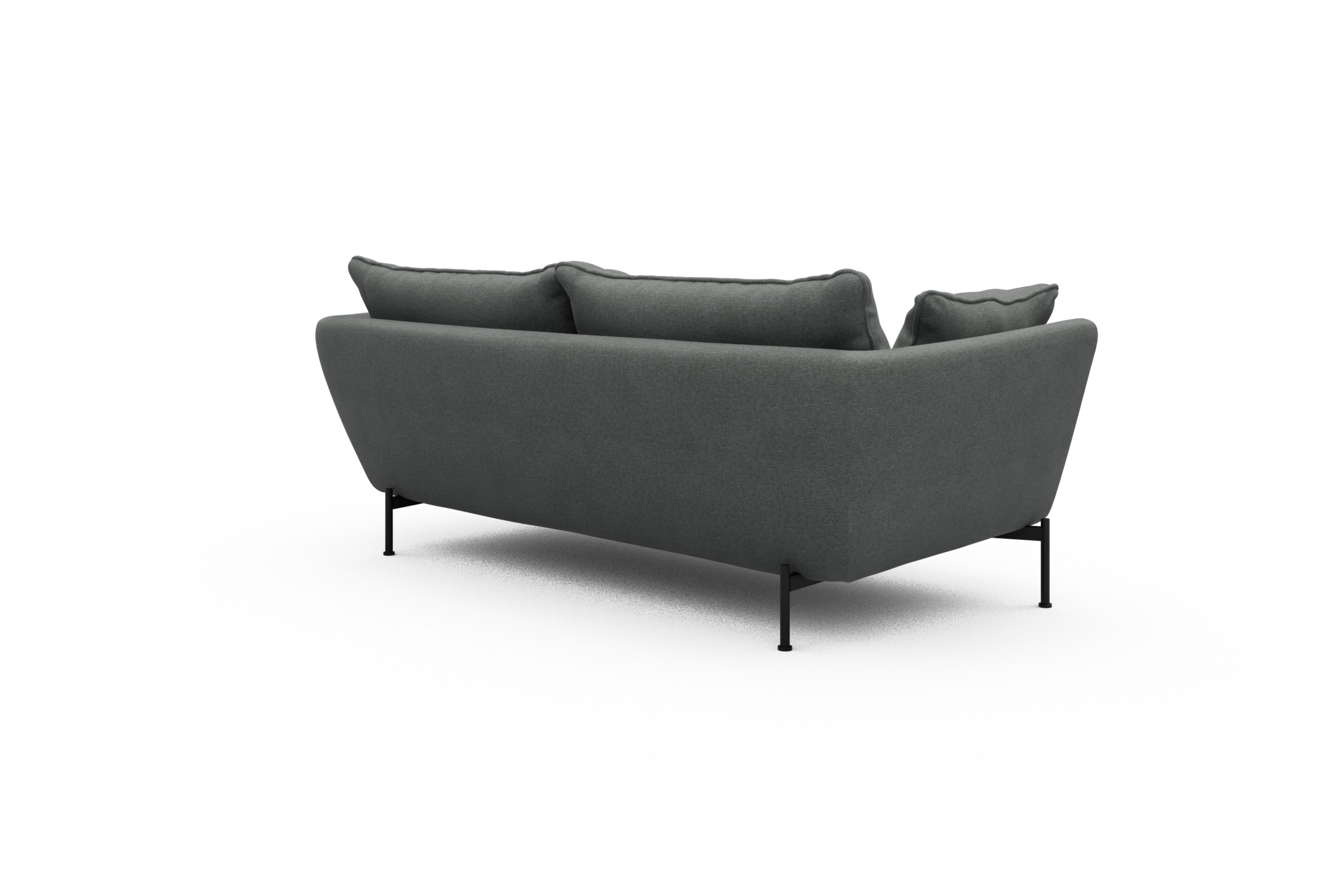 Sofa Anton PREMIUM 2-Sitzer Satya-Steel