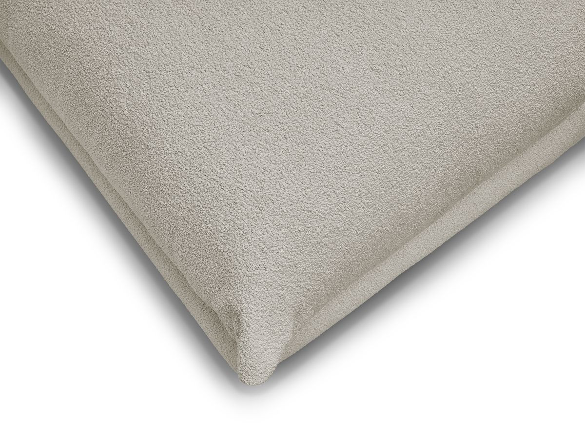 Bobochic Ernest Pouf Bouclé-Stoff Taupe