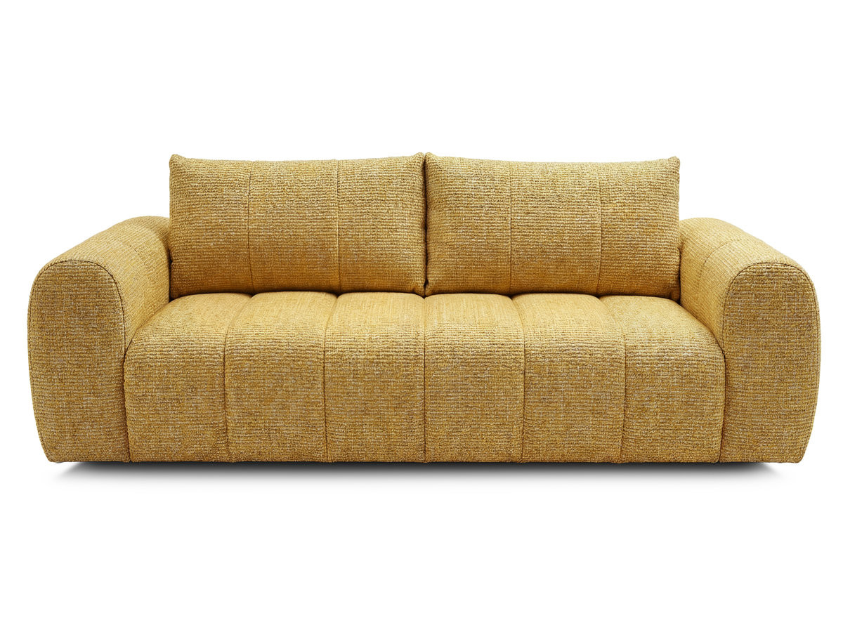 Bobochic Nesty Sofa 3-Sitzer Melange-Stoff Gelb