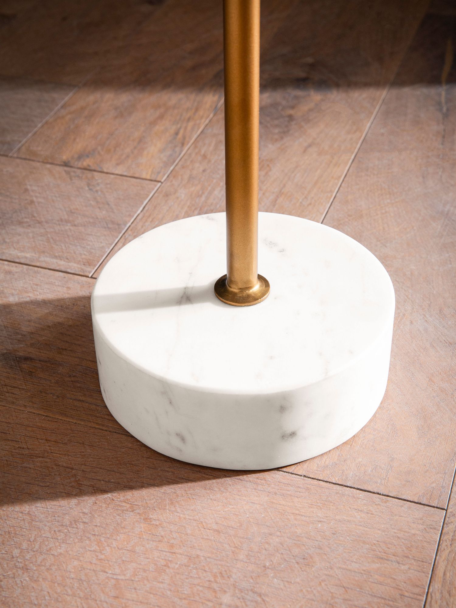 Beistelltisch Justoy Marmor Braun Ø 40 cm