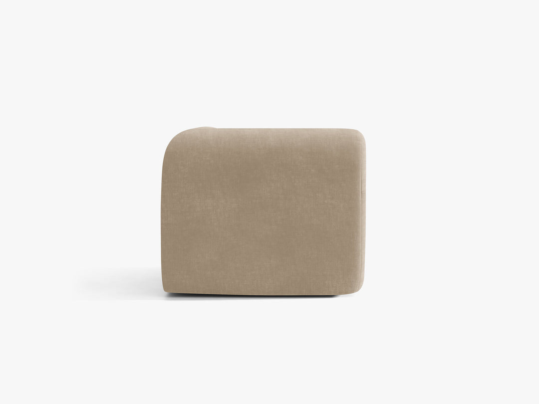 Micadoni Neo Eckmodul Chenille Golden Dunkelbeige