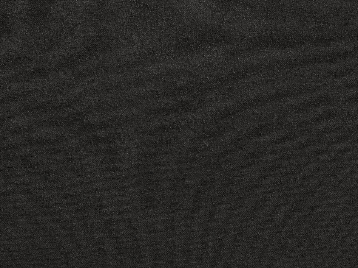 Bobochic Ibiza Schlafsofa 3-Sitzer Strukturstoff Schwarz, Liegefläche 140 × 196 cm