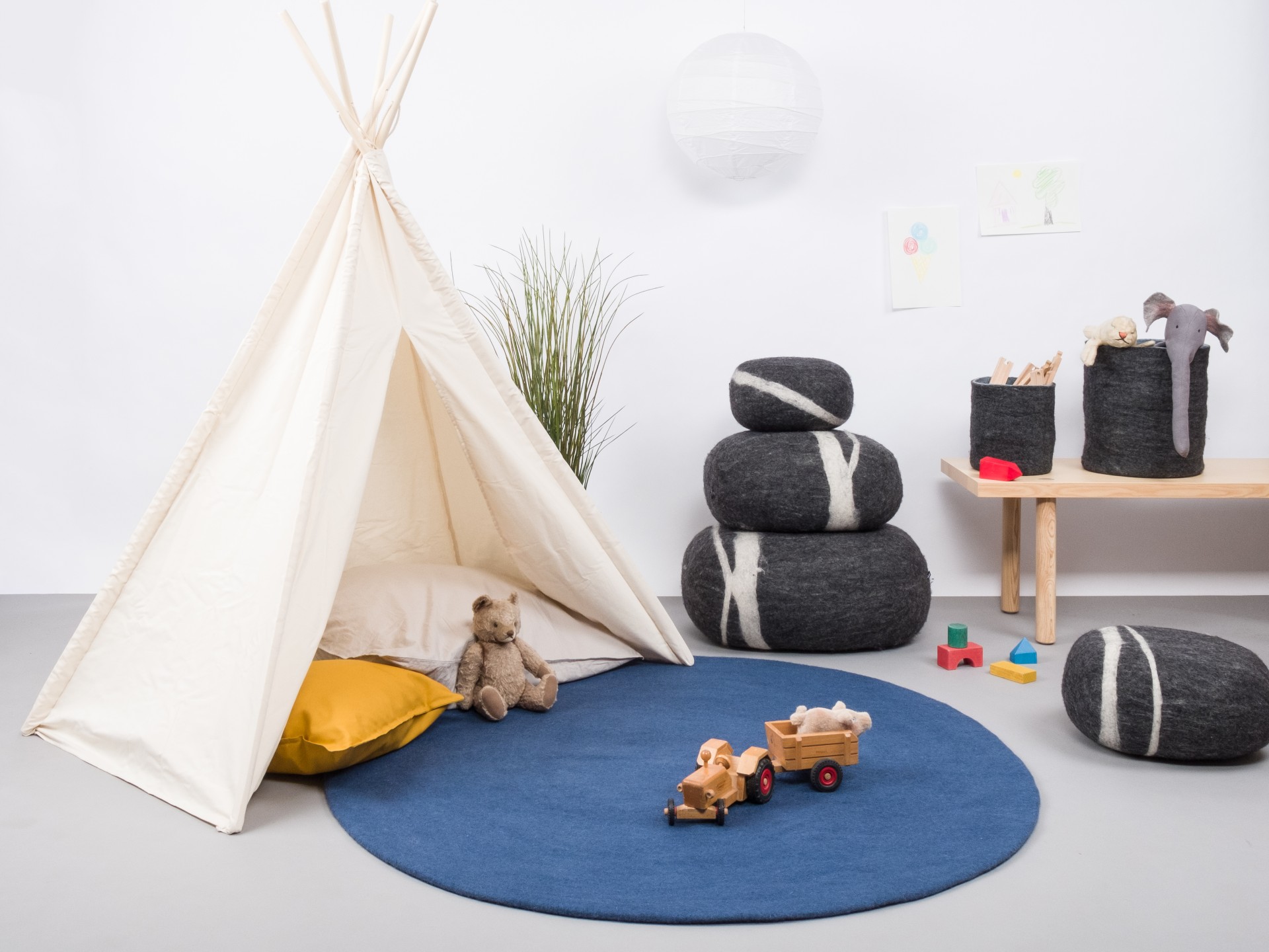 myfelt Alva Filzteppich - 50 cm