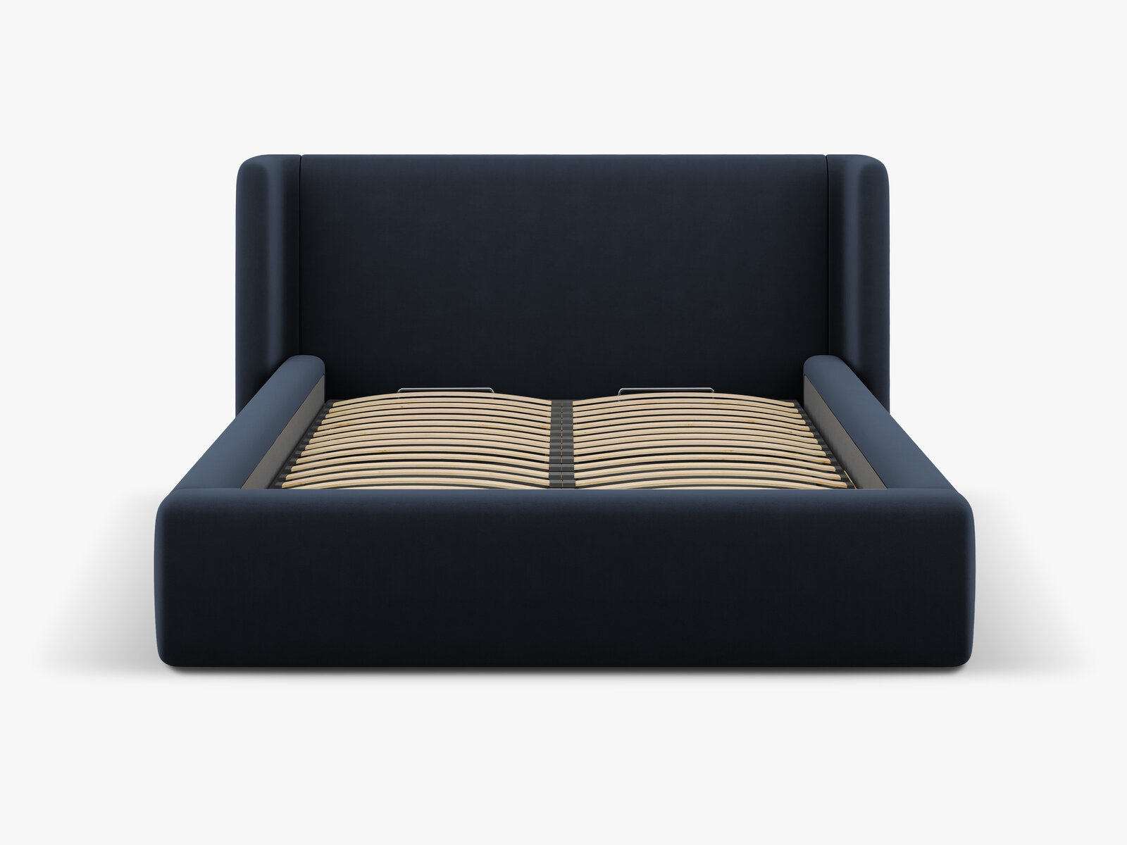 Micadoni Bett Jolene Samt Dunkelblau 140x200