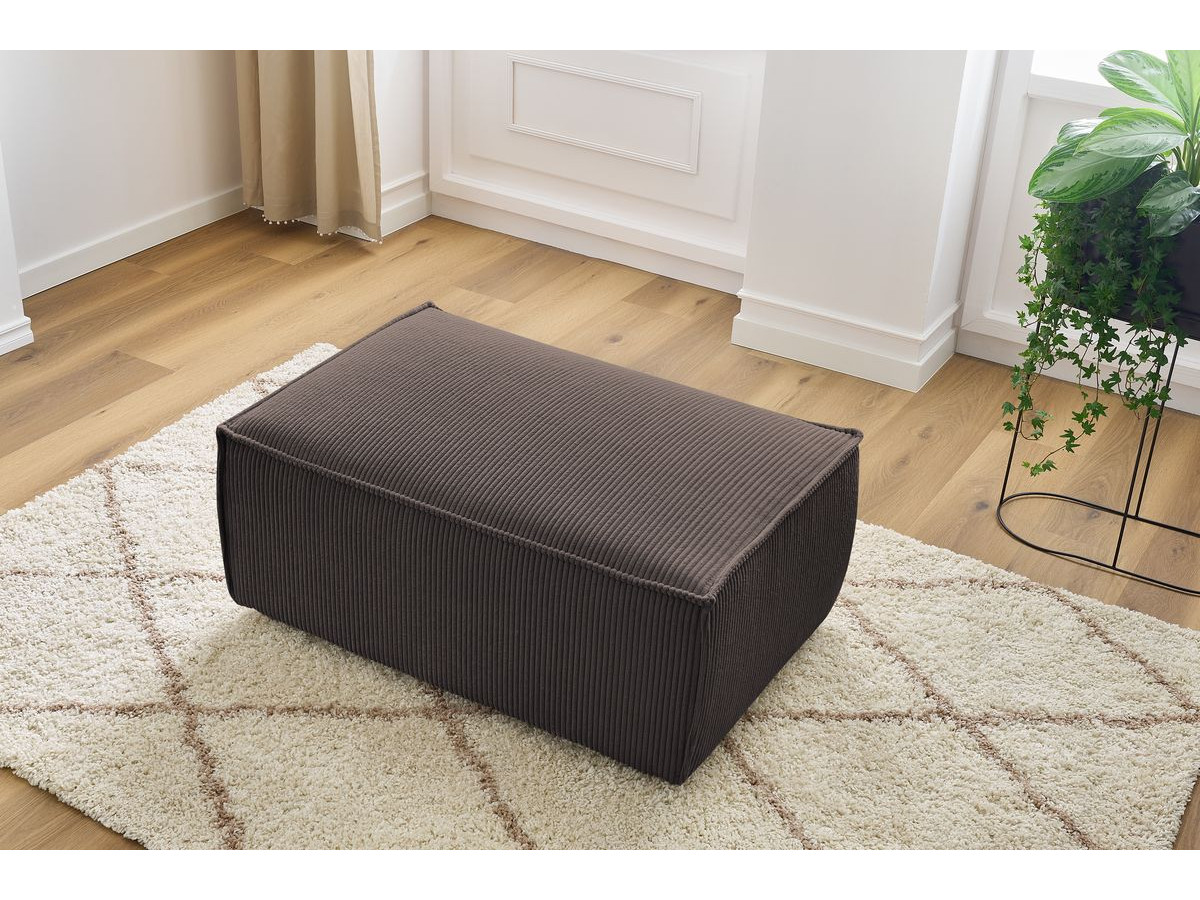 Bobochic Nihad Pouf Cordsamt Braun