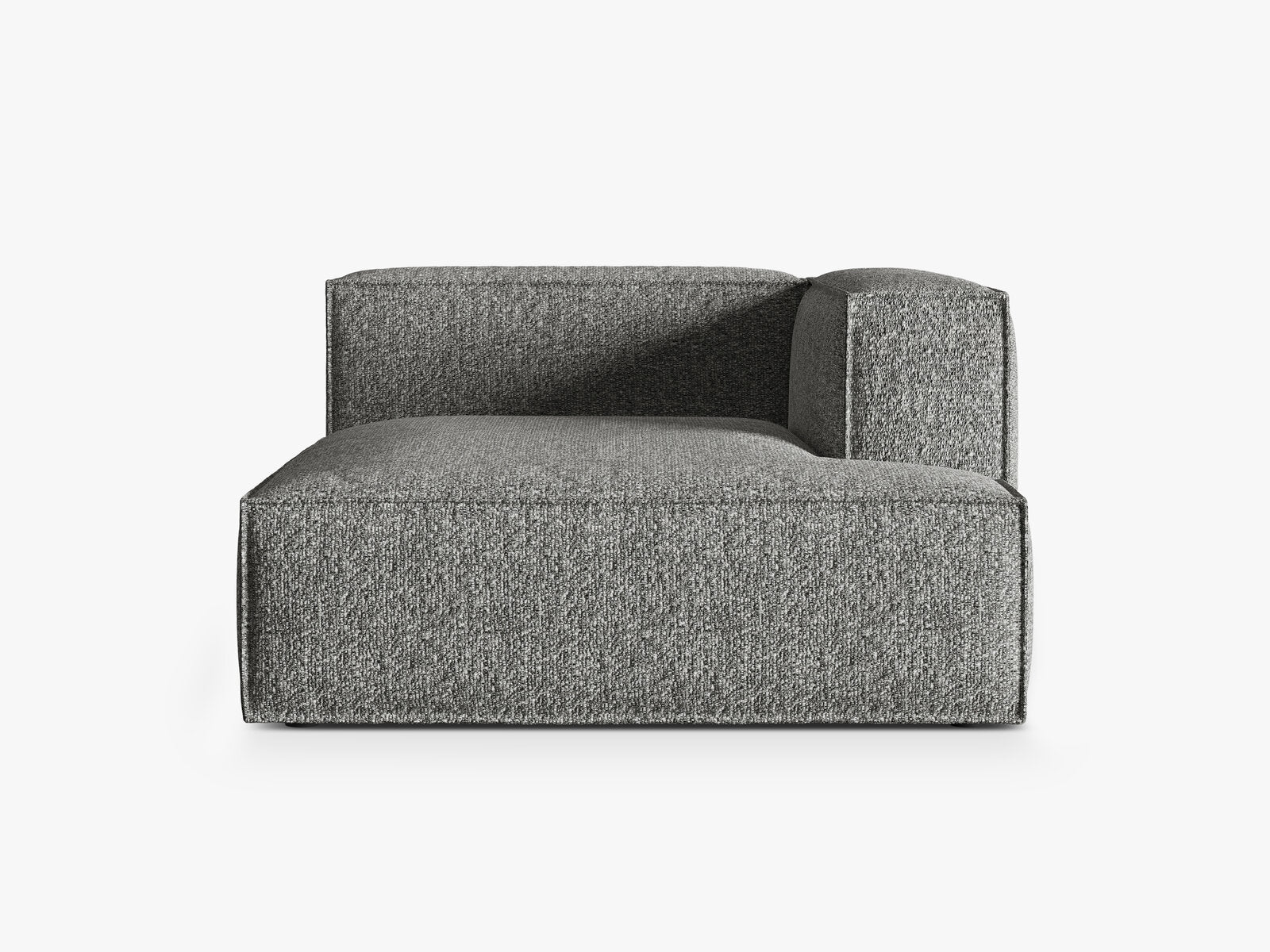 Micadoni Recamiere Nuria 1-Sitzer Rechts Boucle Graphit