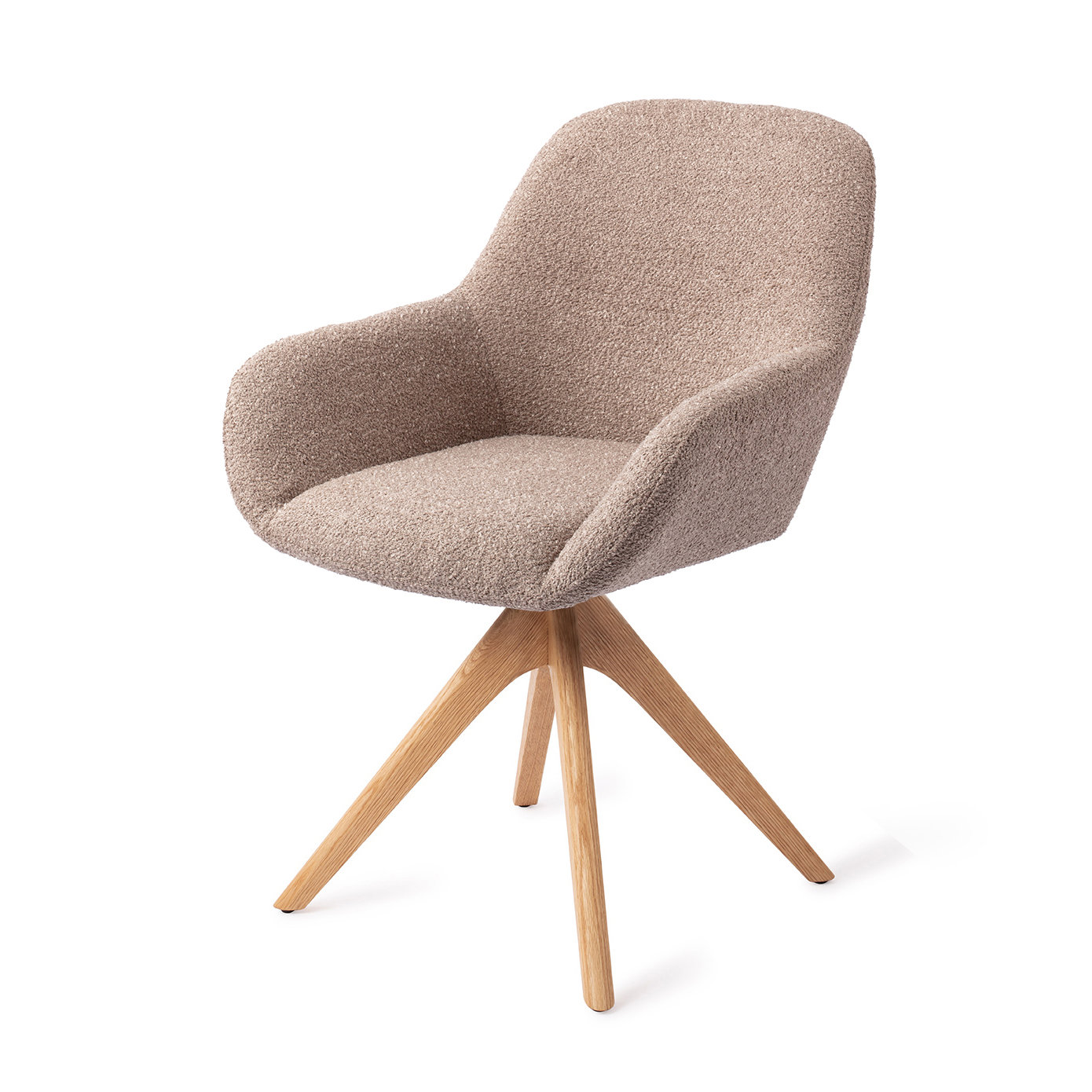 Jesper Home Esszimmerstuhl Kushi Stone Haze Revolve Eiche Natur