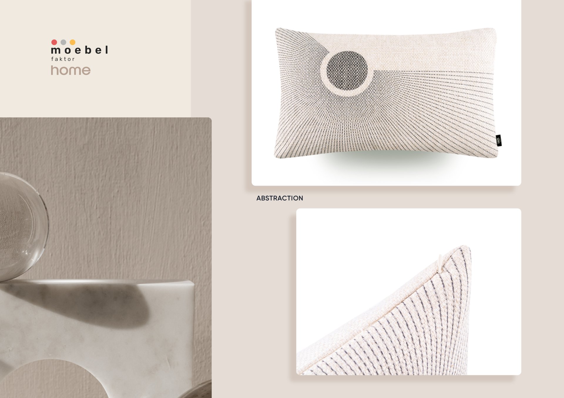 Dekokissen Design Abstraction 1