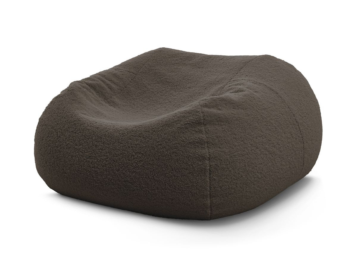 Bouclé-Stoff · Braun