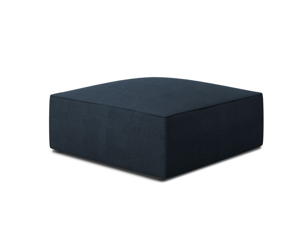 Cosmopolitan Design Pouf Siena Strukturierter Stoff Ottawa Marineblau