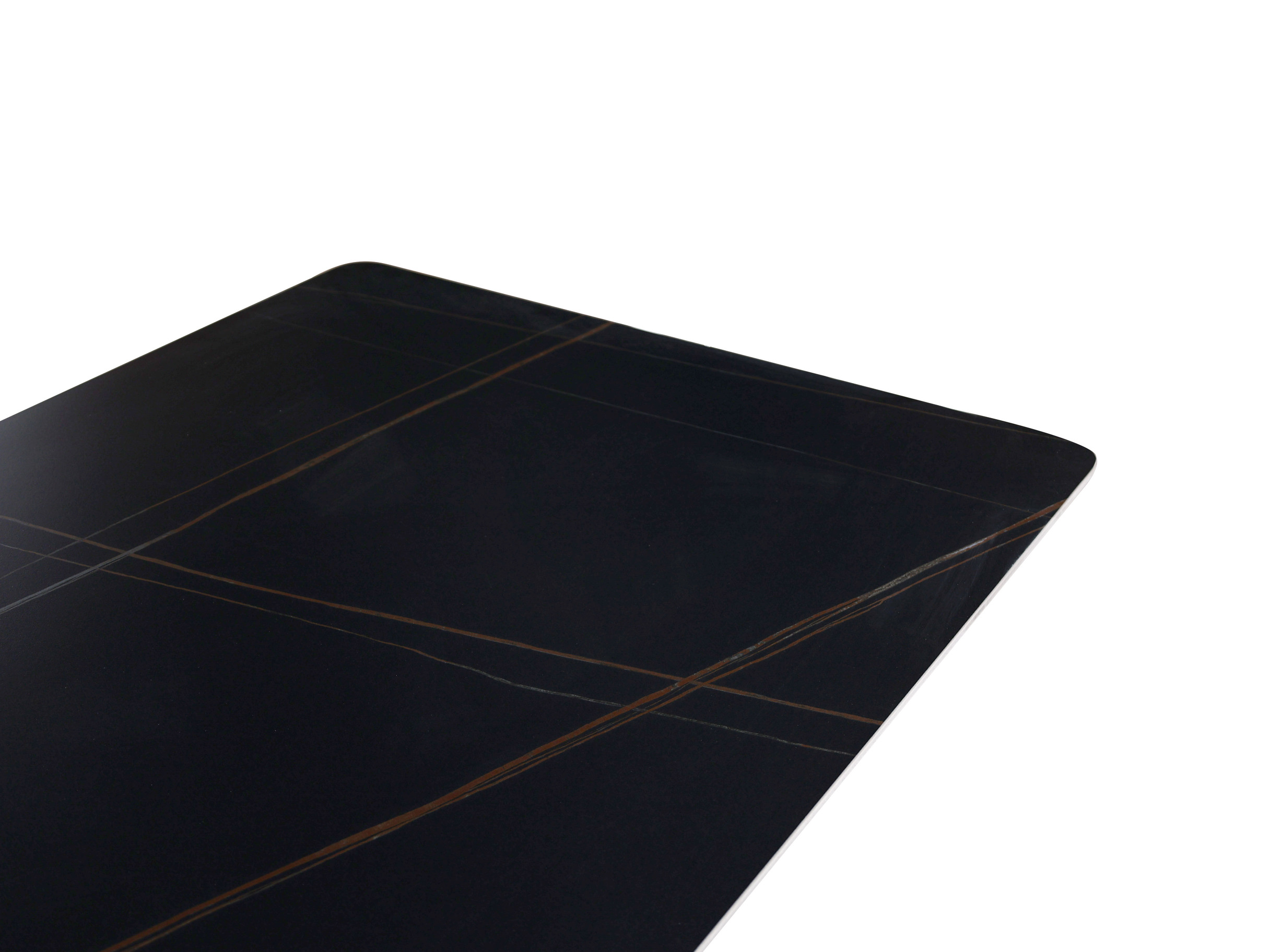 Livin Hill Esstisch 180cm Modig Graphitbeine, schwarze Tischplatte M30