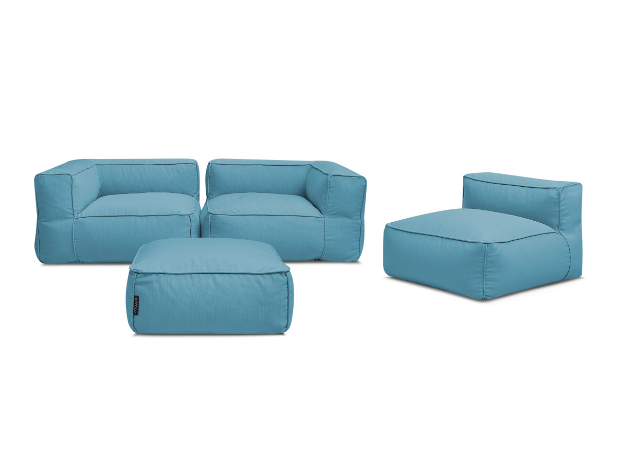Stoff · Hellblau