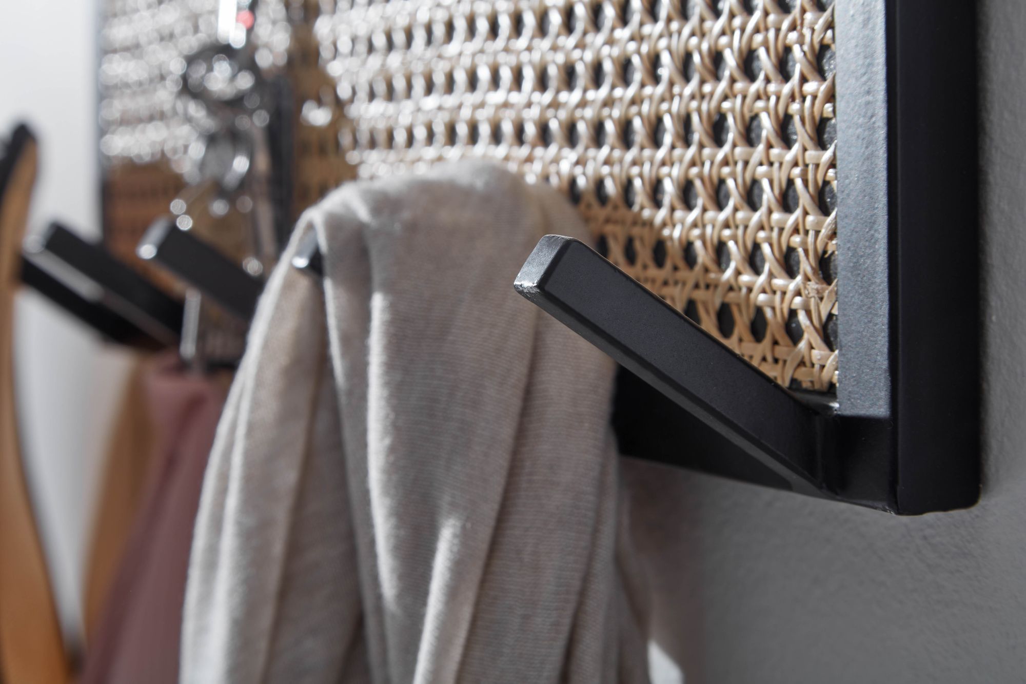Wandgarderobe Skalanes Mango Massivholz Braun 53 × 7,5 × 40 cm