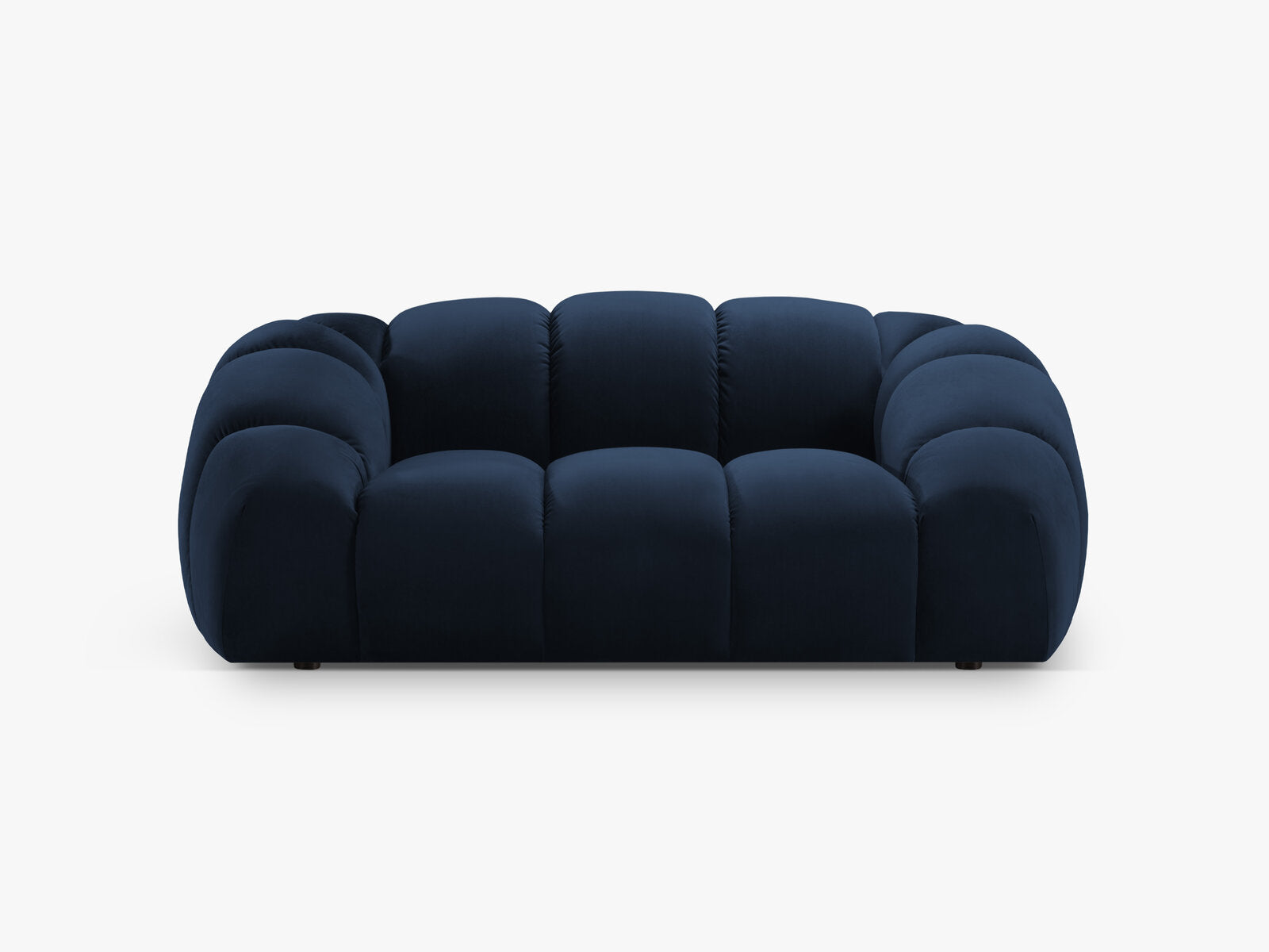 Micadoni Sofa Diana 2-Sitzer Samt Königsblau