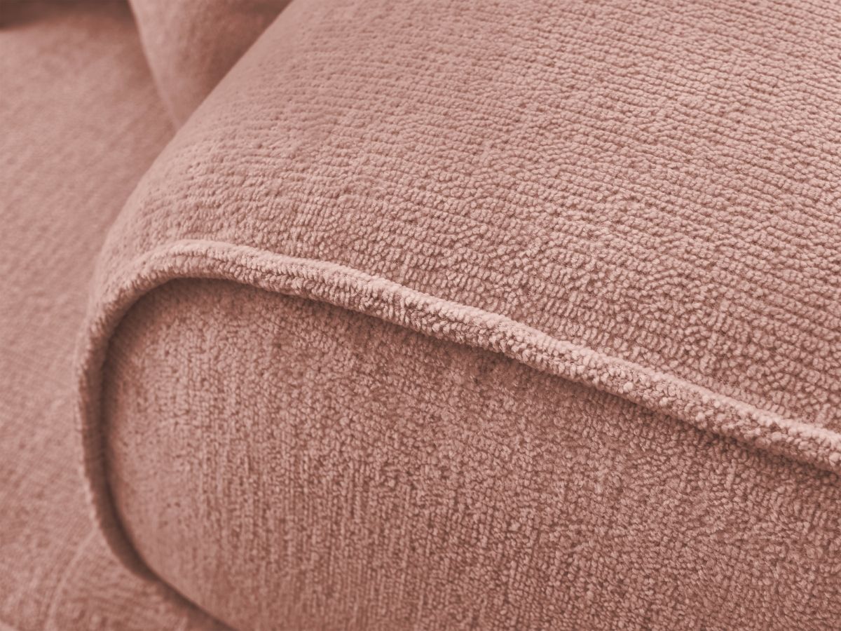 Bobochic Whesley Sofa 3-Sitzer Stoff Rosa