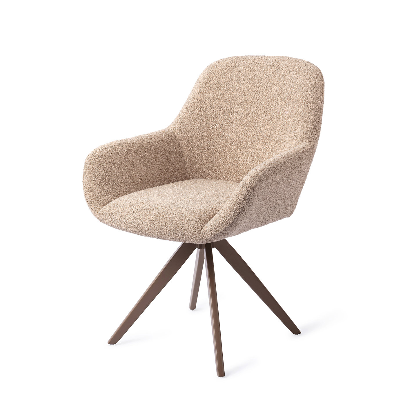 Jesper Home Esszimmerstuhl Kushi Flax Relax Turn Braun
