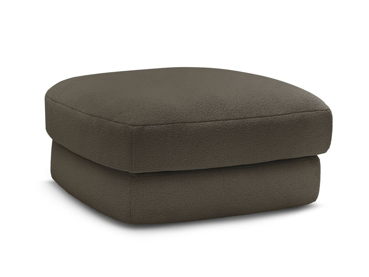 Bobochic Leonore Pouf Bouclé-Stoff Braun