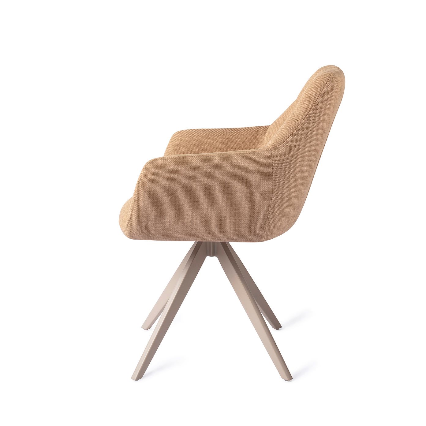 Jesper Home Esszimmerstuhl Noto Toasted-Toffee Turn Beige