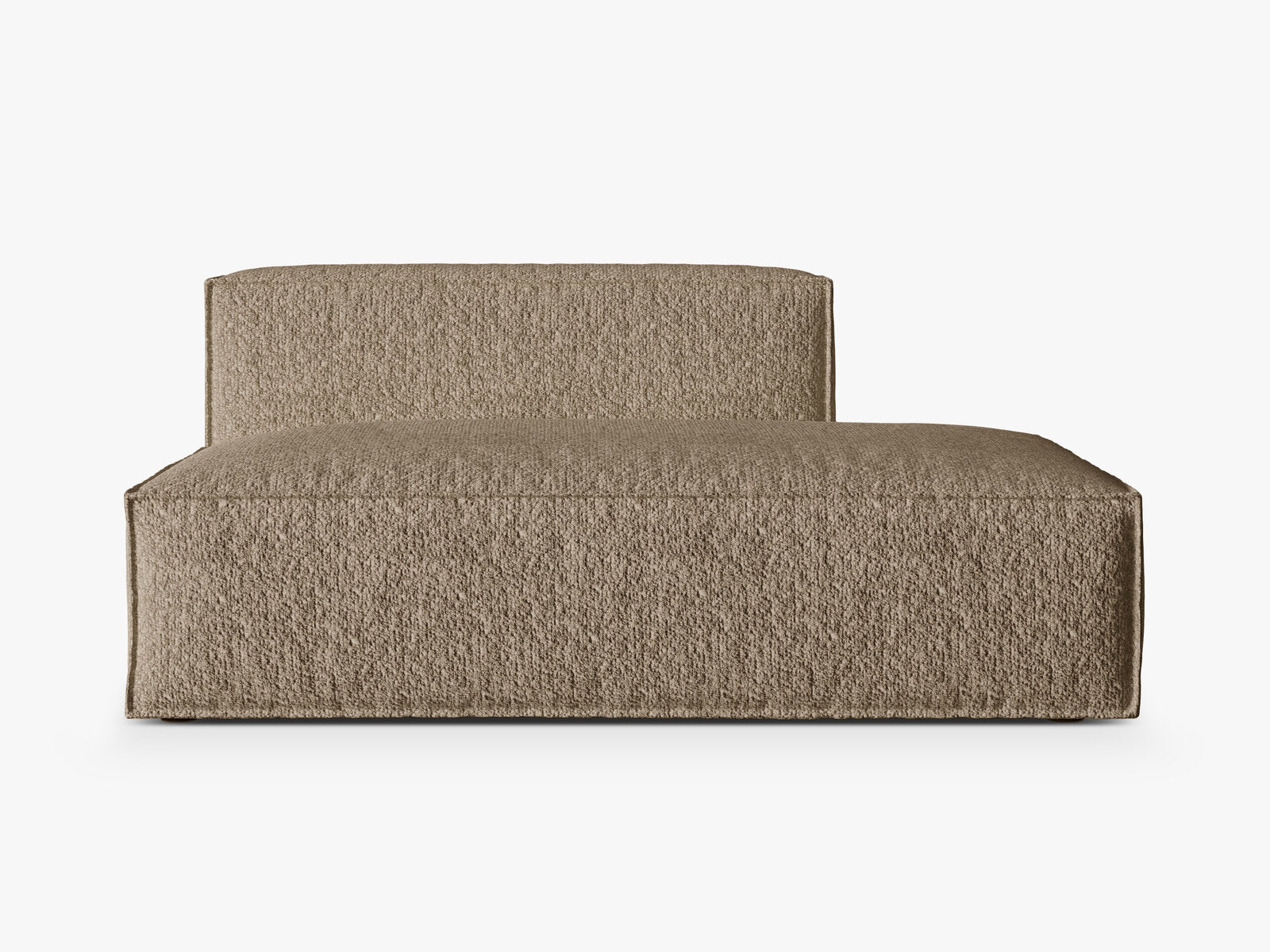 Micadoni Modul Nuria 3-Sitzer Rechts Boucle Cappuccino