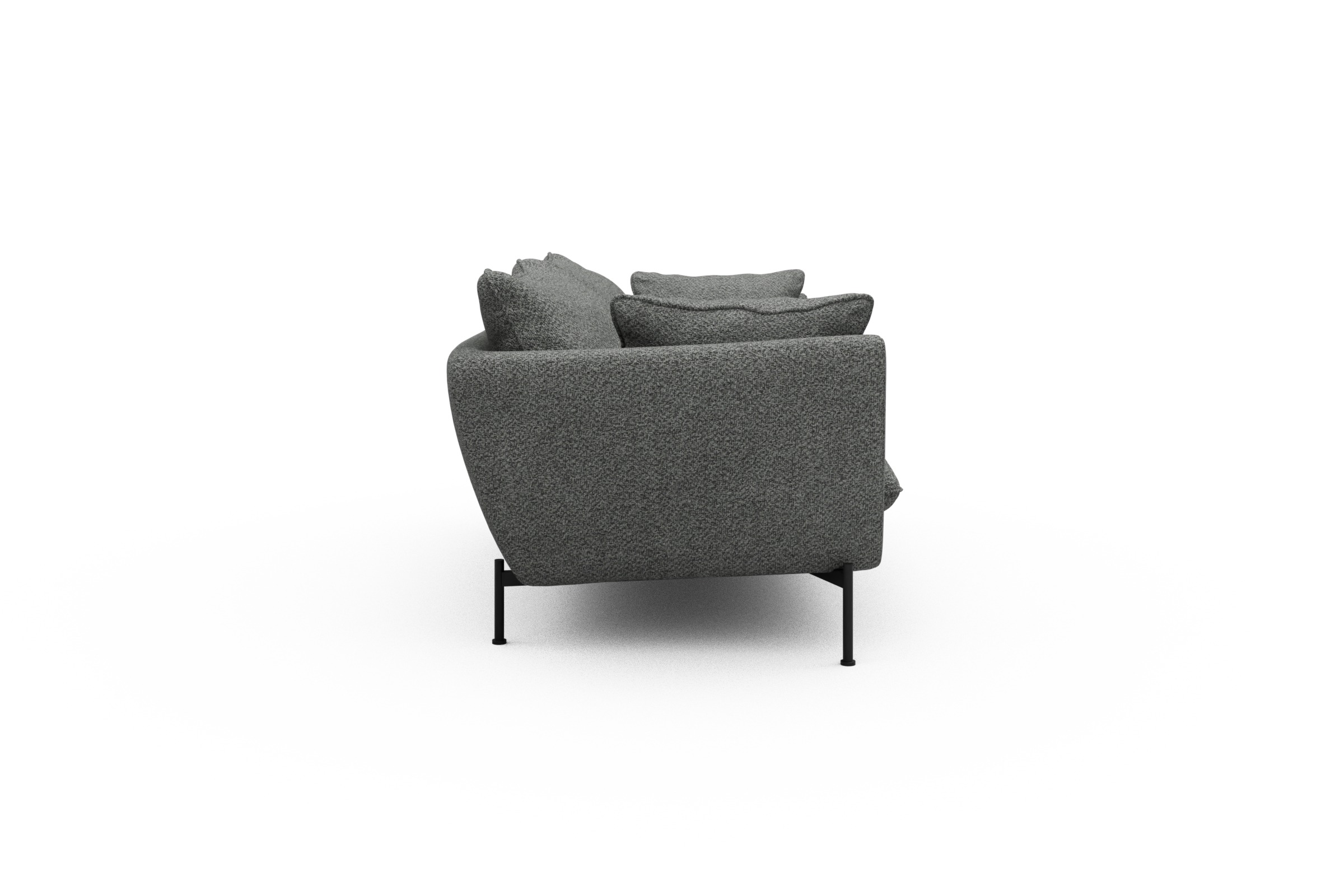 Sofa Anton PREMIUM 2-Sitzer Vanora-Warm-Grey