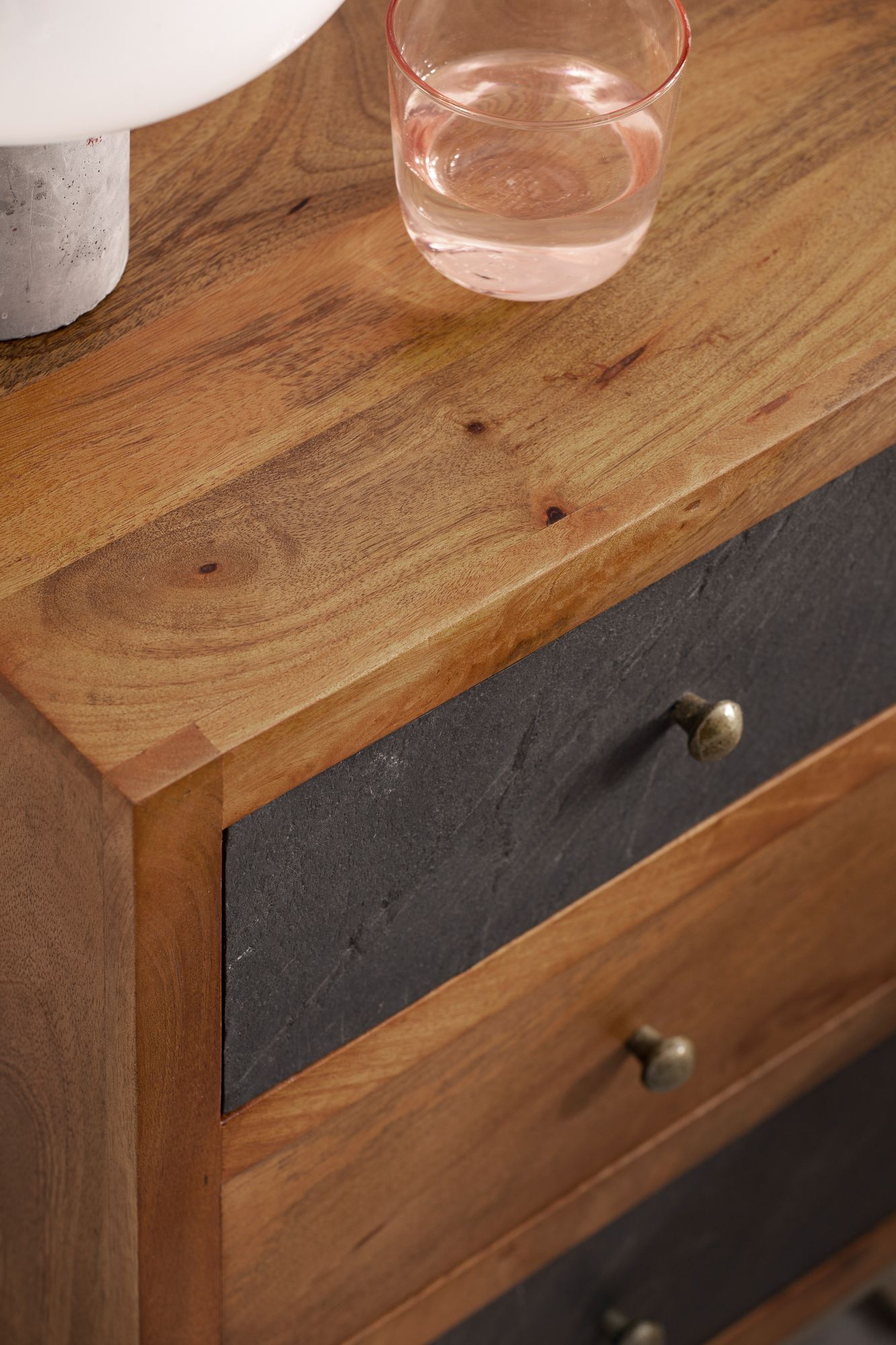 Nachttisch Blomvag Massivholz Braun 40 × 30 × 60 cm