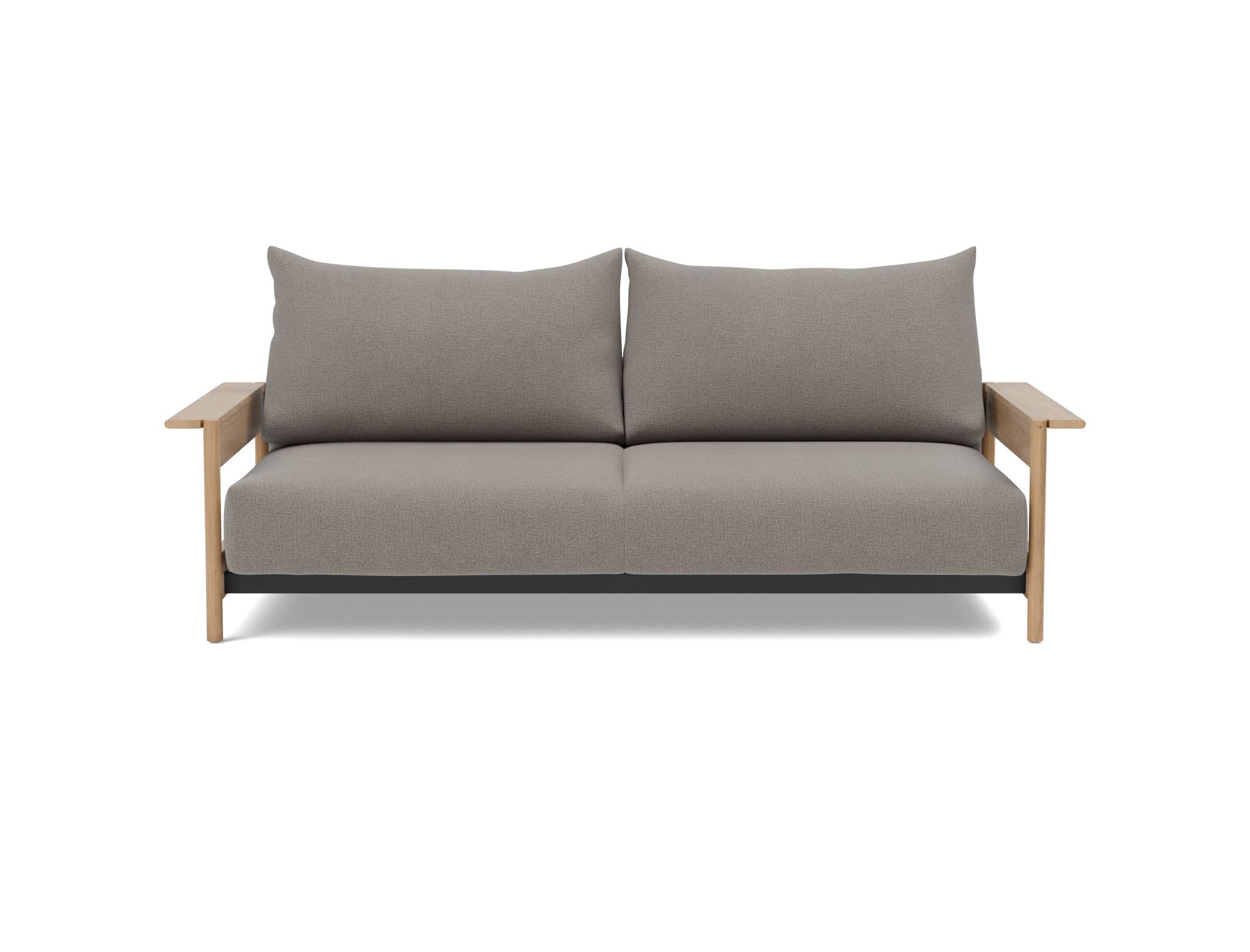 Schlafsofa Malloy Wood Flachgewebe Mixed Dance 521-Grey