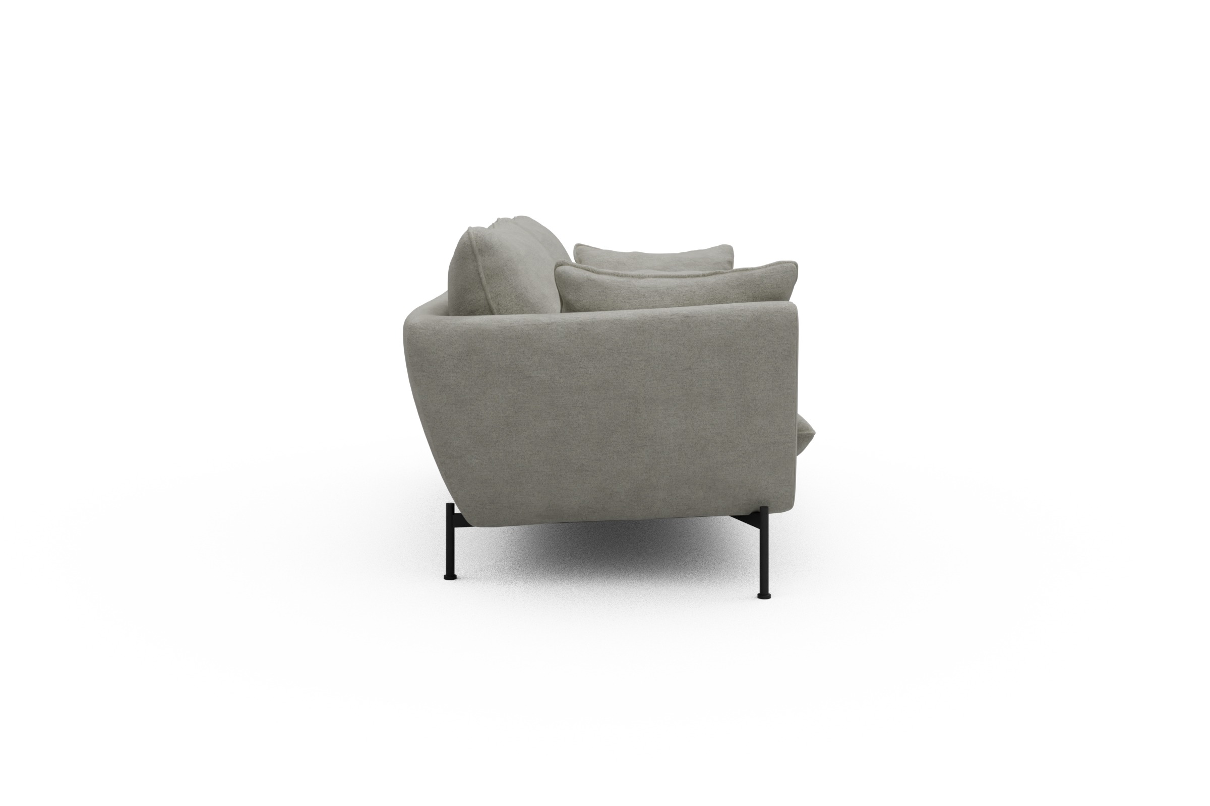 Sofa Anton 2-Sitzer Carreno-Moon-Stone-White