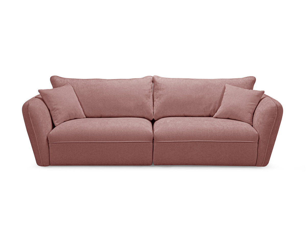 Bobochic Luigi Sofa 3-Sitzer Strukturstoff Rosa